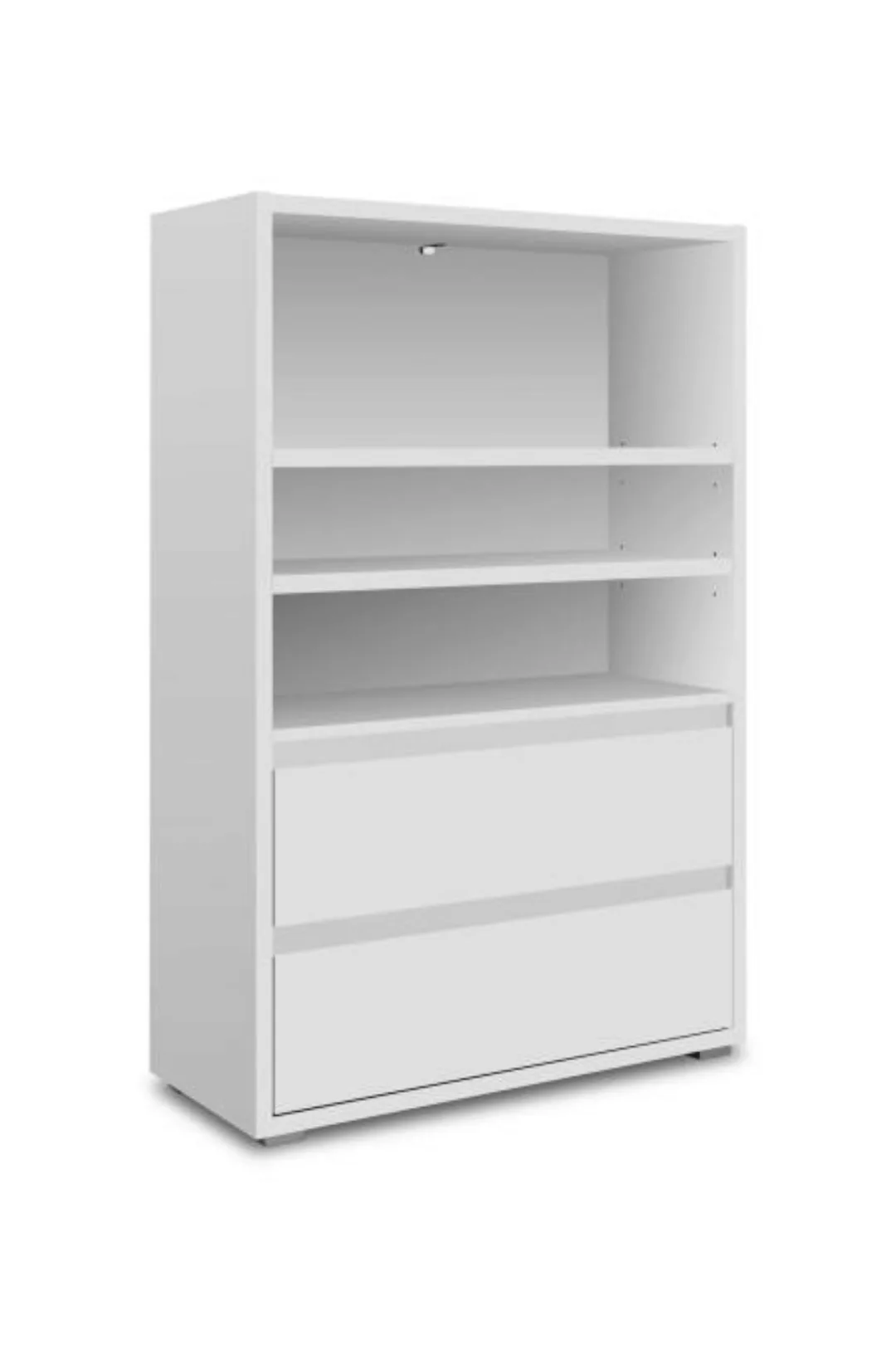 Regal - weiß - 85 cm - 131 cm - 37 cm - Regale > Bücherregale - Möbel Kraft günstig online kaufen