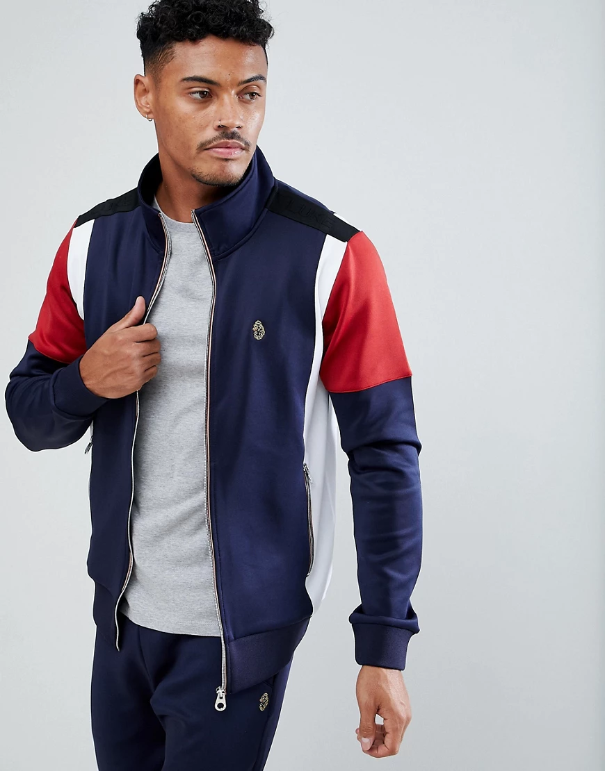 Luke Sport – Thorpe – Marineblaue Sportjacke-Navy günstig online kaufen