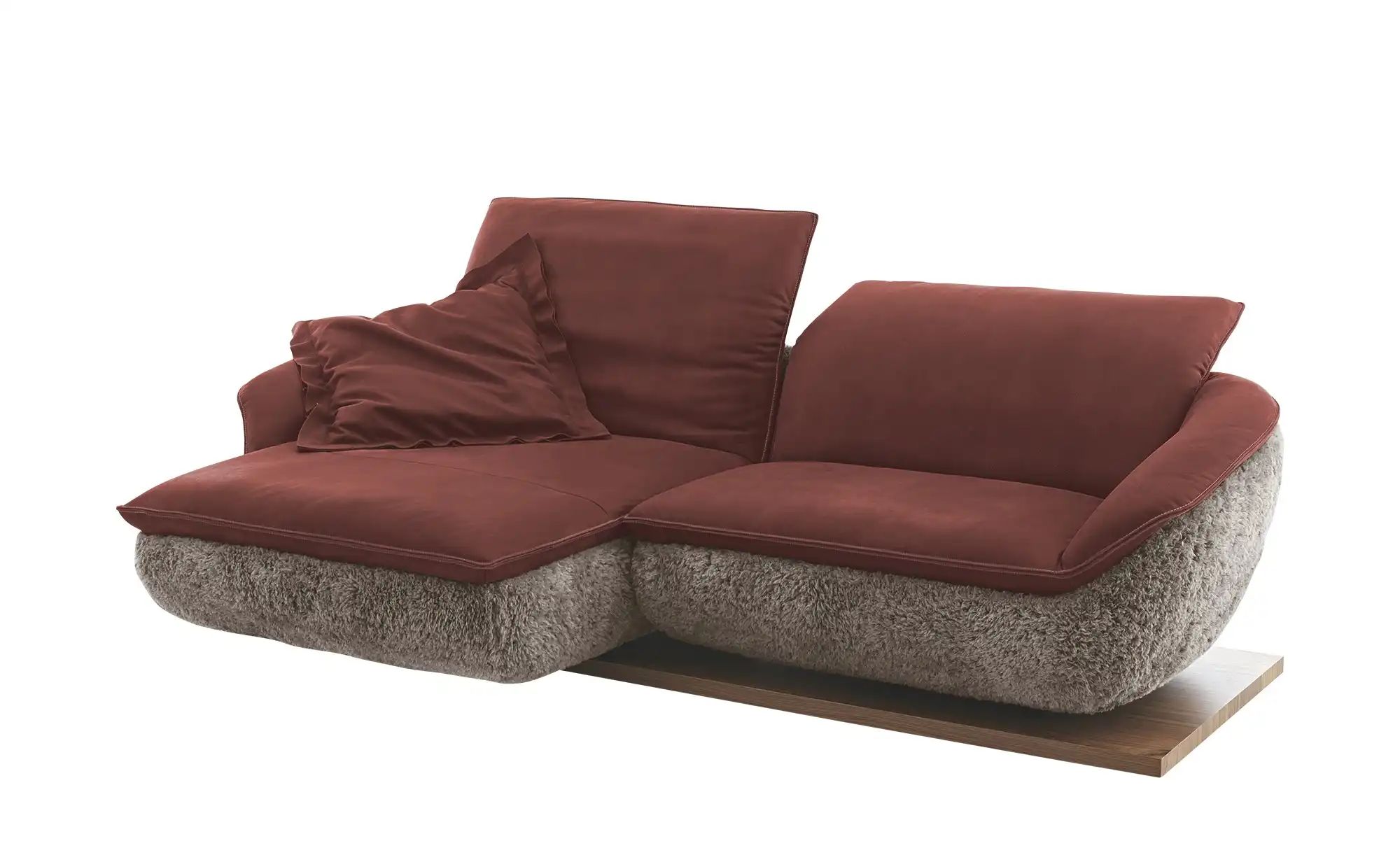 KOINOR Ecksofa  Mooove ¦ rot ¦ Maße (cm): B: 242 H: 99 T: 153 Polstermöbel günstig online kaufen