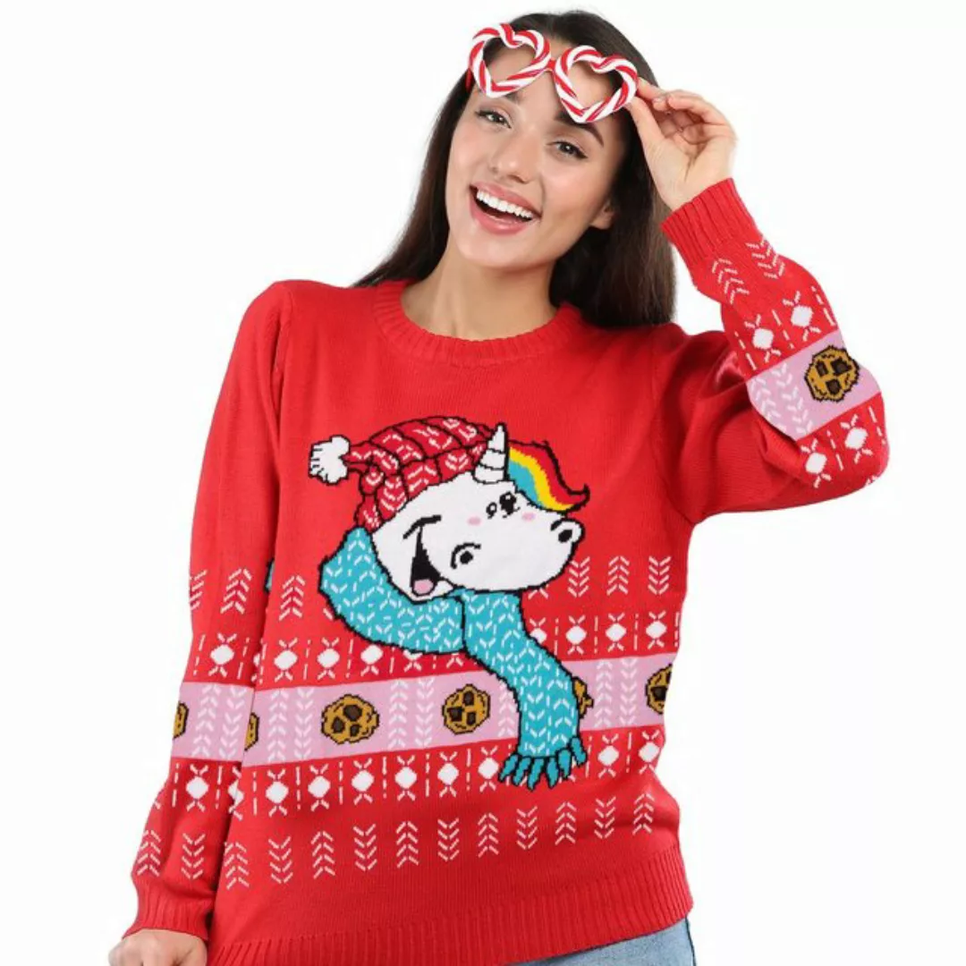 United Labels® Weihnachtspullover Pummel & Friends - Winterpullover günstig online kaufen