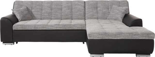 DOMO collection Ecksofa "NMoric incl. Zierkissen B/T/H: 273/216/80 cm L-For günstig online kaufen