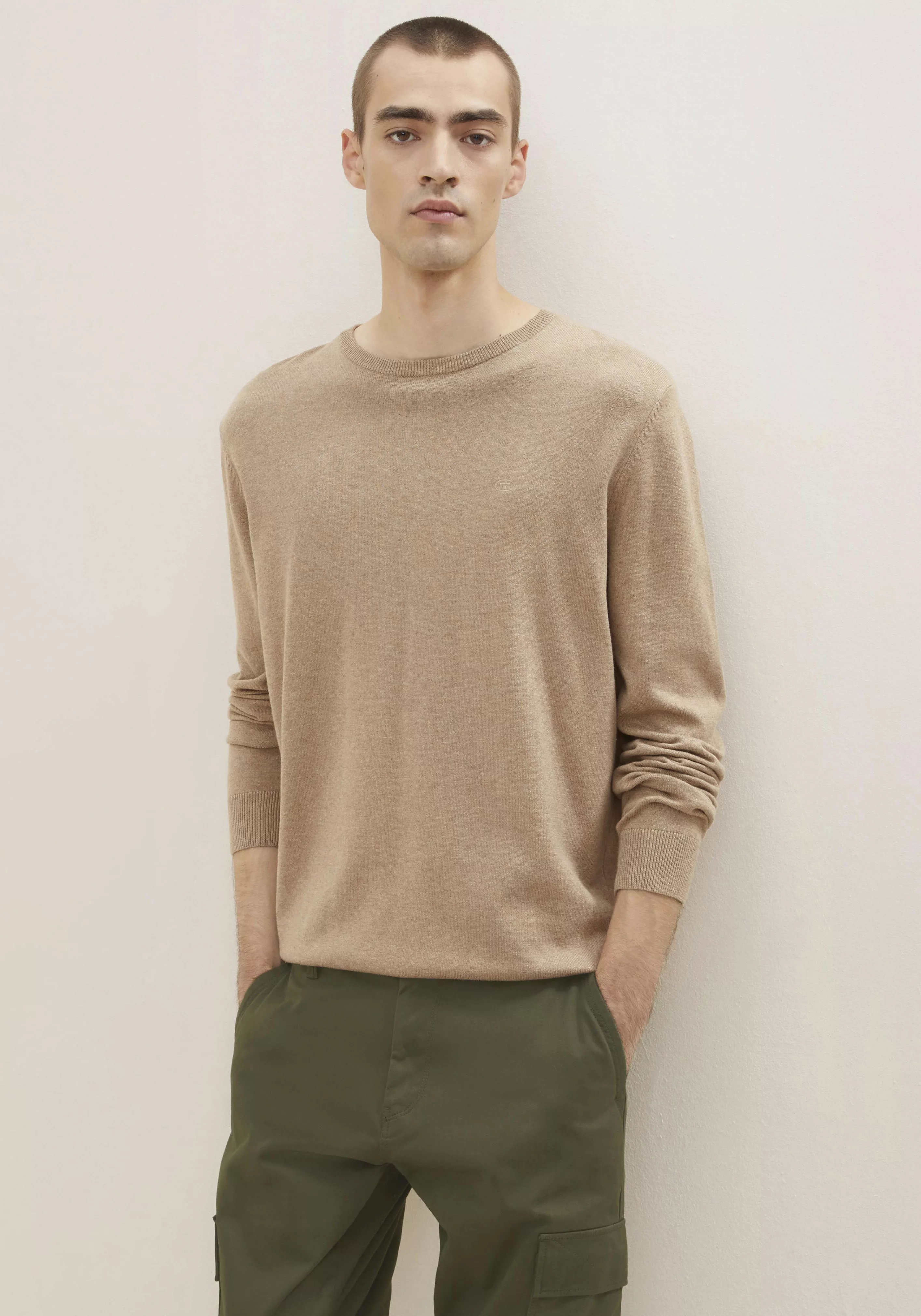 TOM TAILOR Strickpullover Feinstrick Basic Pullover Rundhals Sweater 4651 i günstig online kaufen