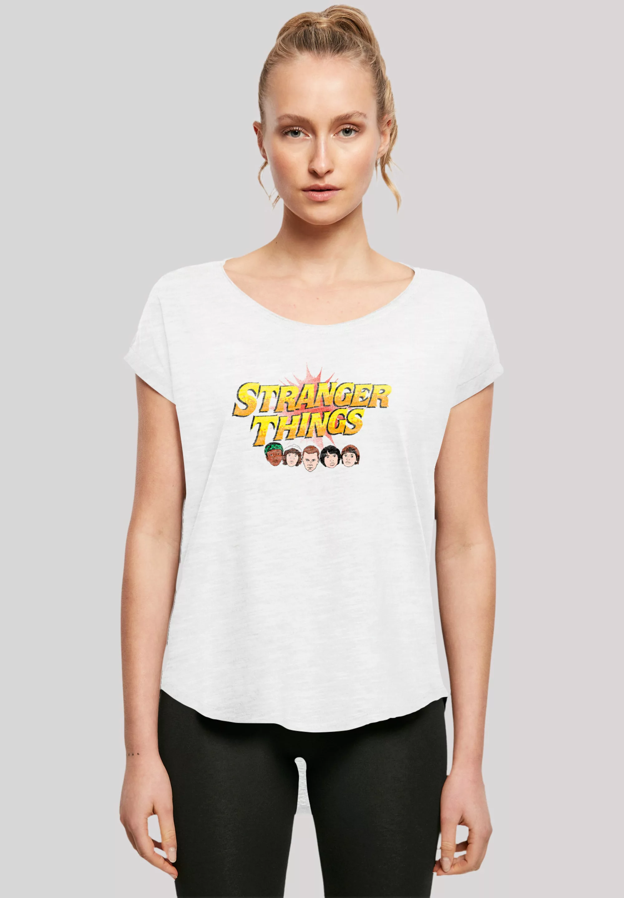 F4NT4STIC T-Shirt "Stranger Things Comic Heads Netflix TV Series", Premium günstig online kaufen