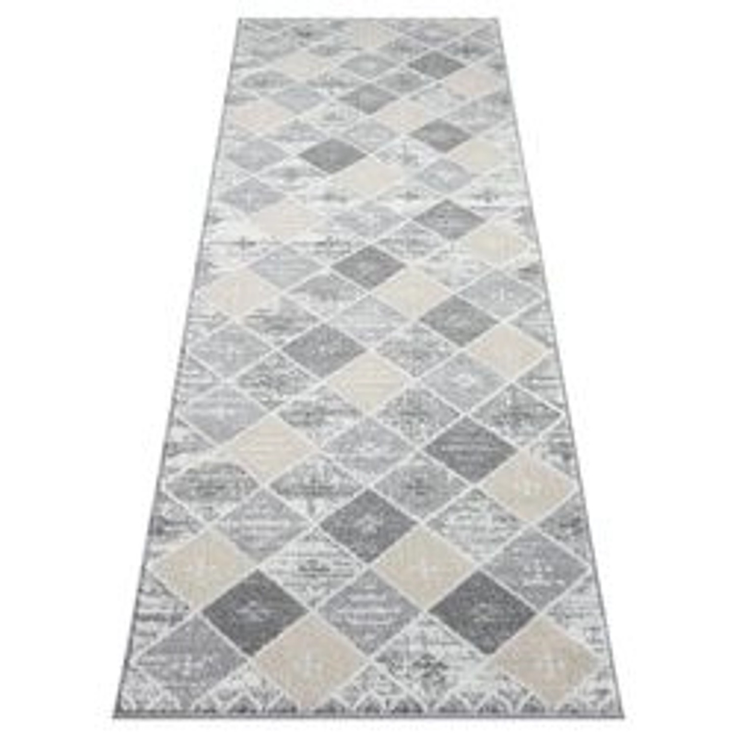 payé Teppich Esso 79 Hochflor 80x300 cm Grau günstig online kaufen