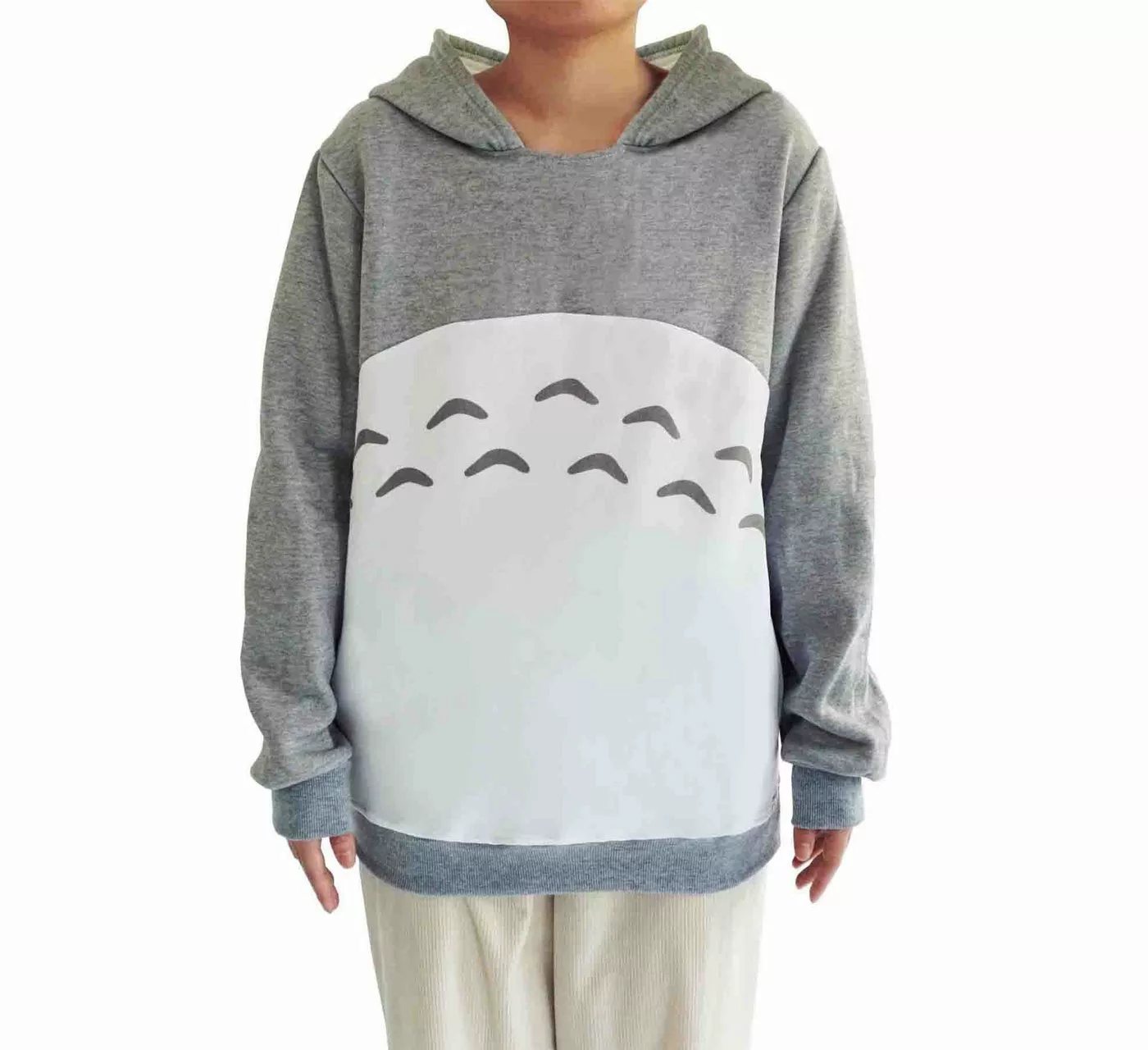 GalaxyCat Hoodie Kuscheliger Kapuzen Pullover für Totoro Fans, (1-tlg) Toto günstig online kaufen