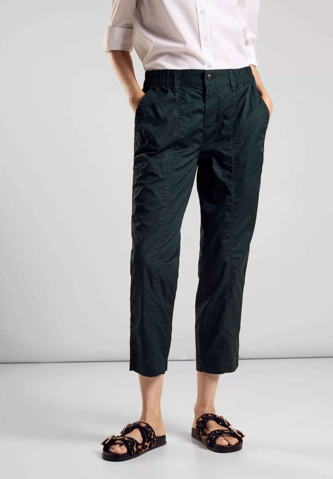 STREET ONE Röhrenhose, Middle Waist günstig online kaufen