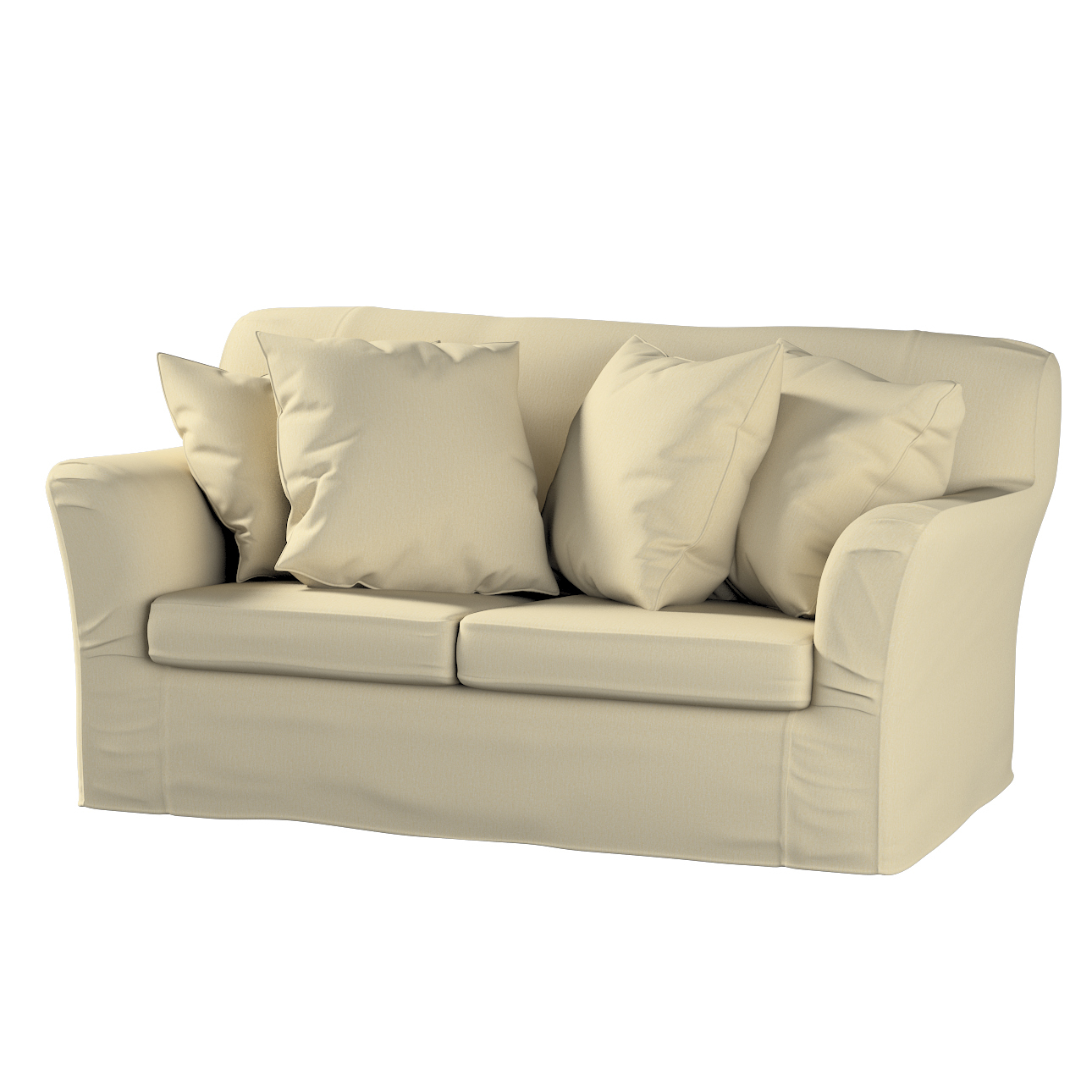 Bezug für Tomelilla 2-Sitzer Sofa nicht ausklappbar, vanille, Sofahusse, To günstig online kaufen