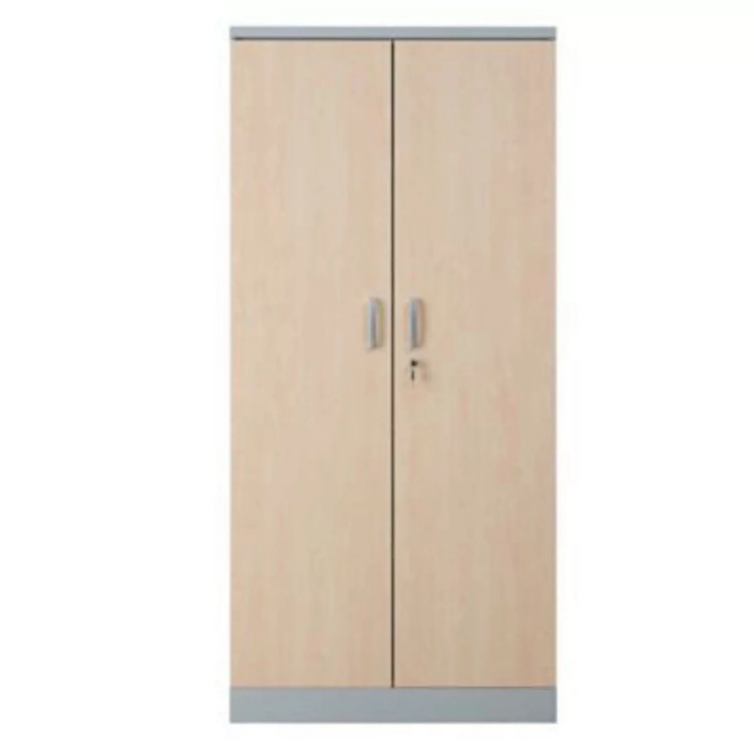 PROREGAL® Aktenschrank Aktenschrank Beetle, HxBxT 195x92x42cm, Grau-Ahorn günstig online kaufen