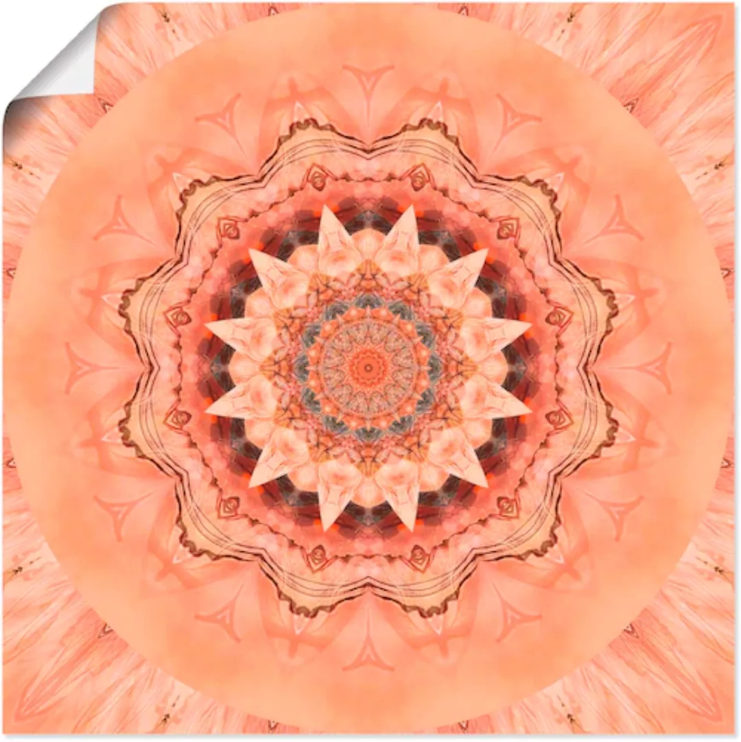 Artland Wandbild "Mandala Barmherzigkeit", Muster, (1 St.), als Leinwandbil günstig online kaufen