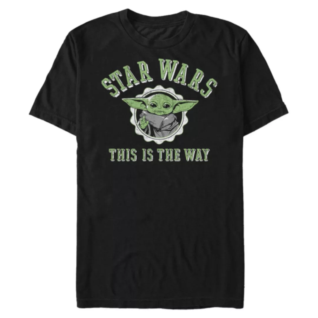 Star Wars - The Mandalorian - The Child Varsity Child - Männer T-Shirt günstig online kaufen