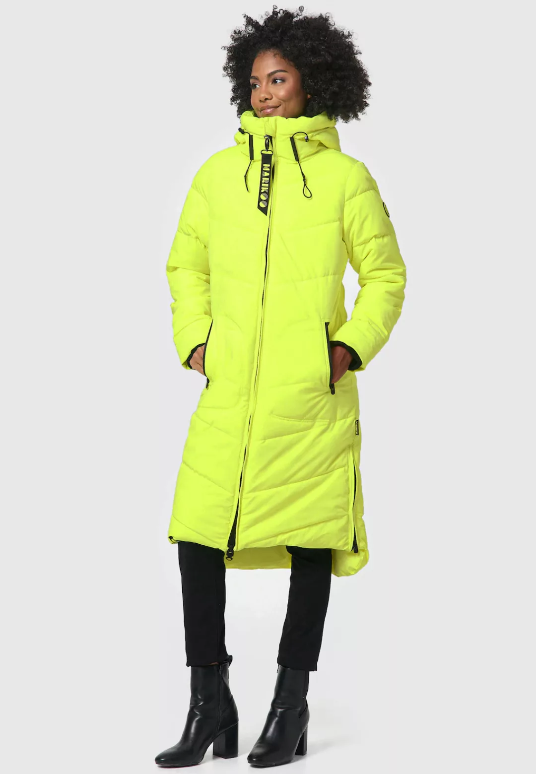 Marikoo Winterjacke "Benikoo", langer Winter Mantel gesteppt günstig online kaufen