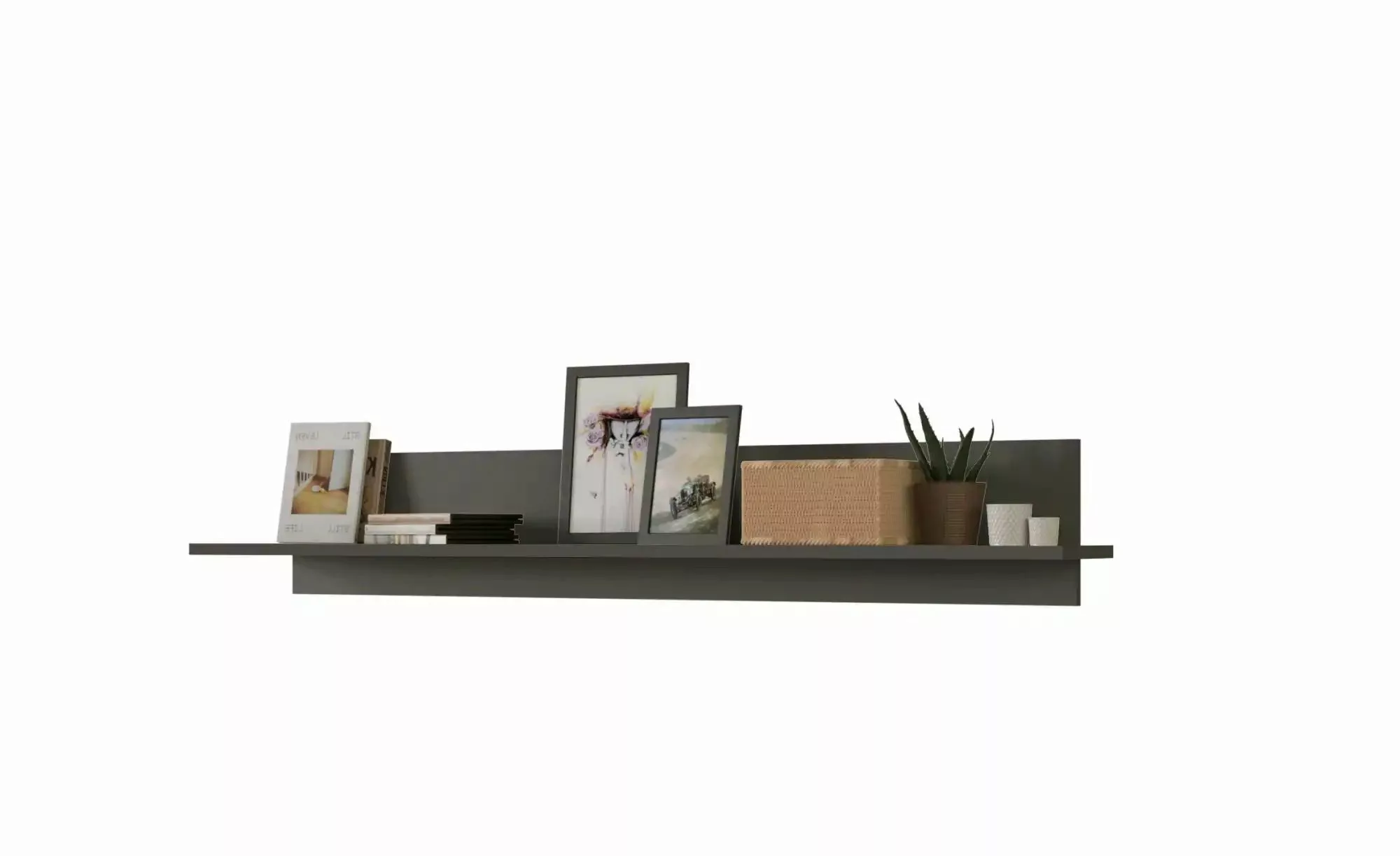 Wandboard ¦ grau ¦ Maße (cm): B: 140 H: 22 Regale > Wandboards - Höffner günstig online kaufen