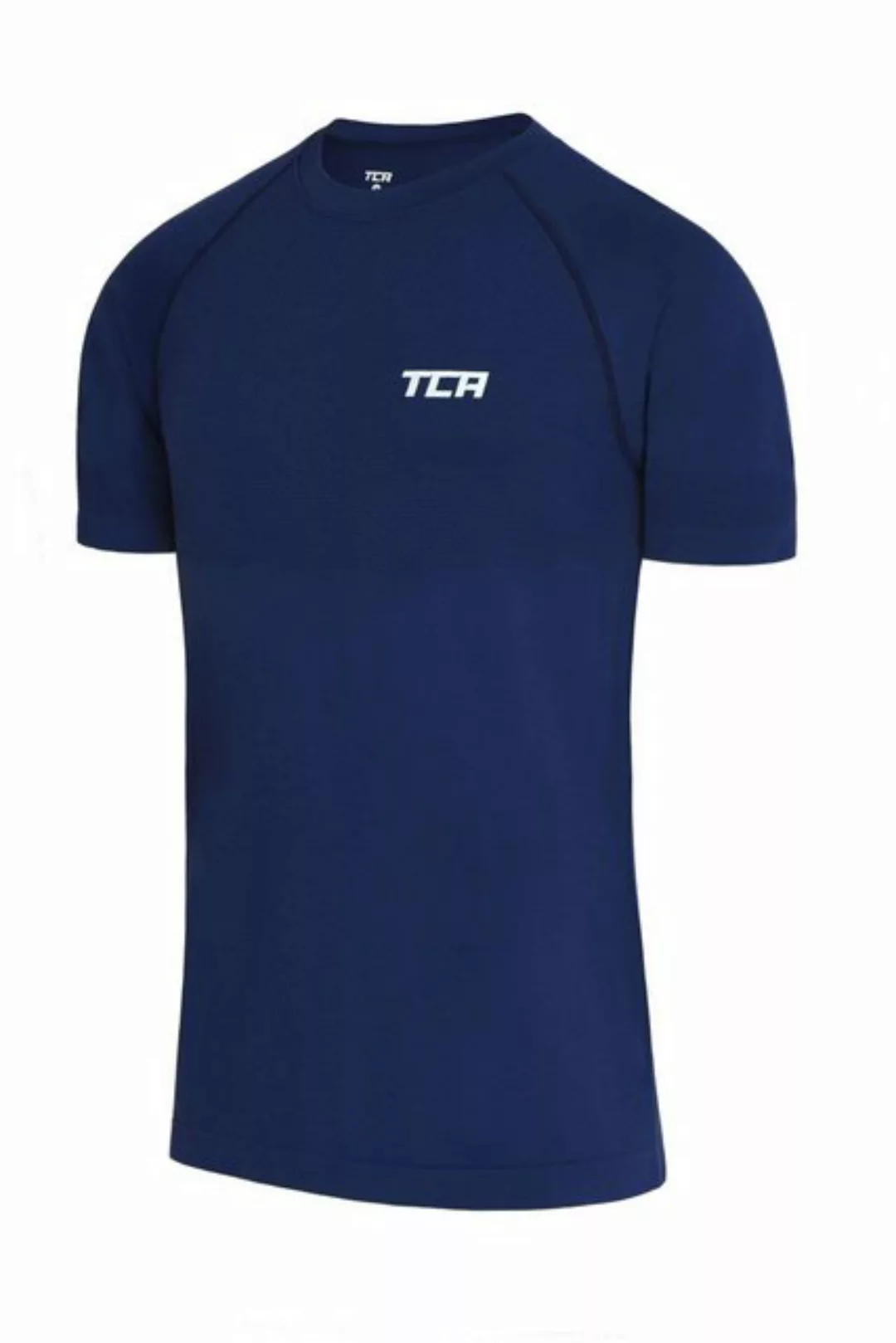 TCA T-Shirt TCA Herren SuperKnit Laufshirt - Blau (1-tlg) günstig online kaufen