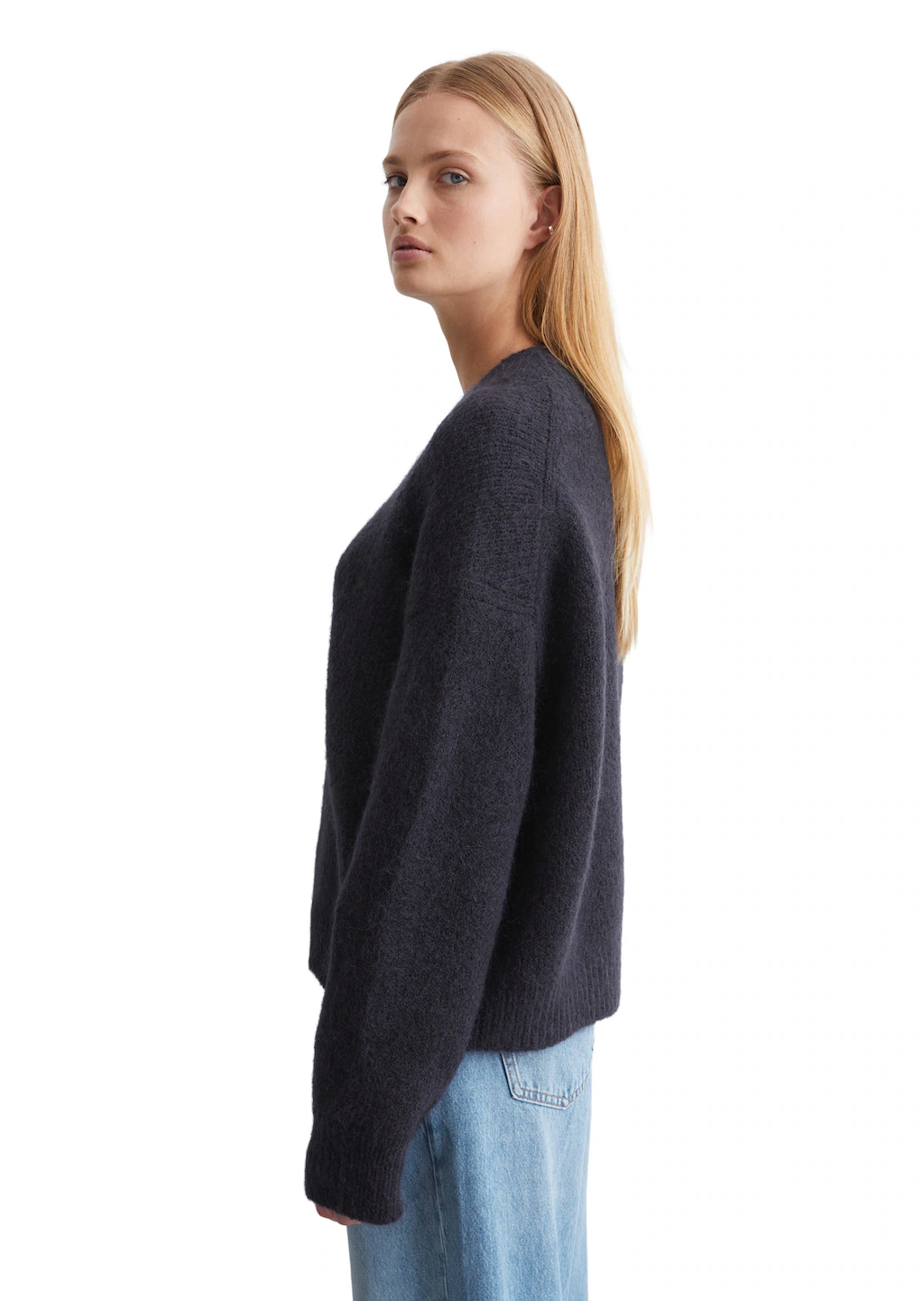 Marc OPolo DENIM Strickpullover "aus kuscheligem Schurwolle-Mohair-Mix" günstig online kaufen