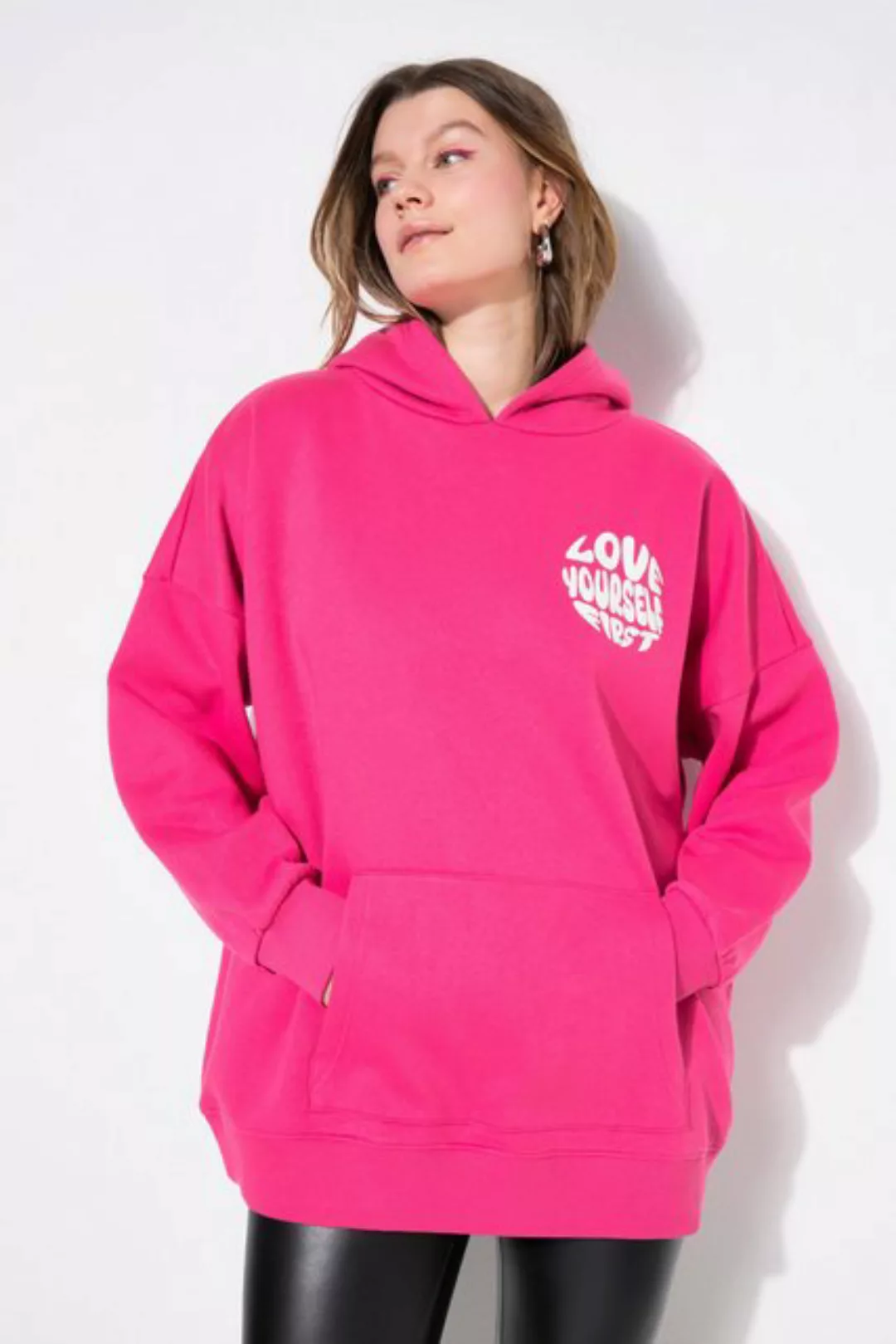 Studio Untold Sweatshirt Hoodie oversized Wording-Print Kapuze günstig online kaufen