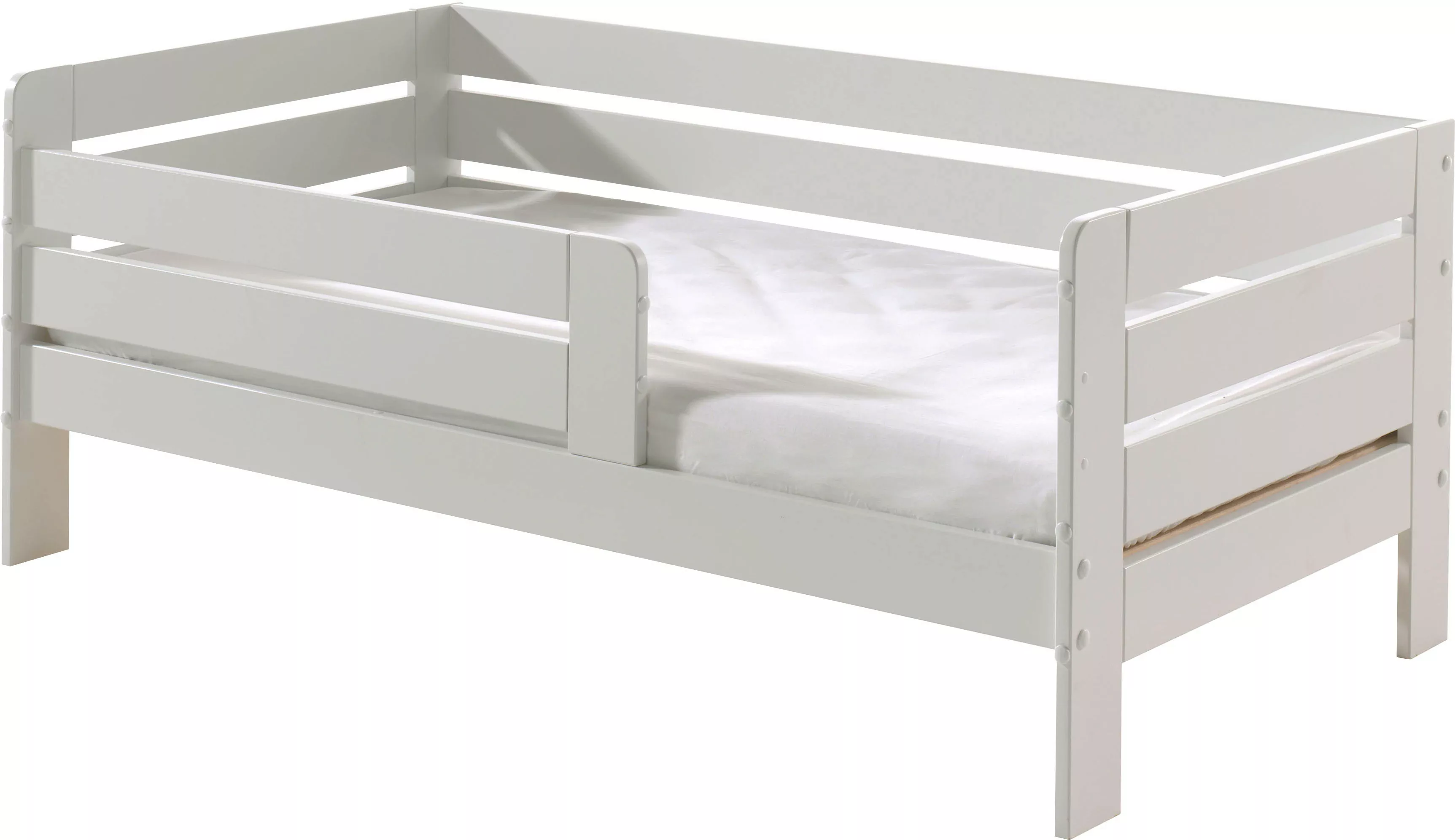 Faizee Möbel Kinderbett Juniorbett 70x140cm, Umrandung mit Sprossen, Kiefer günstig online kaufen