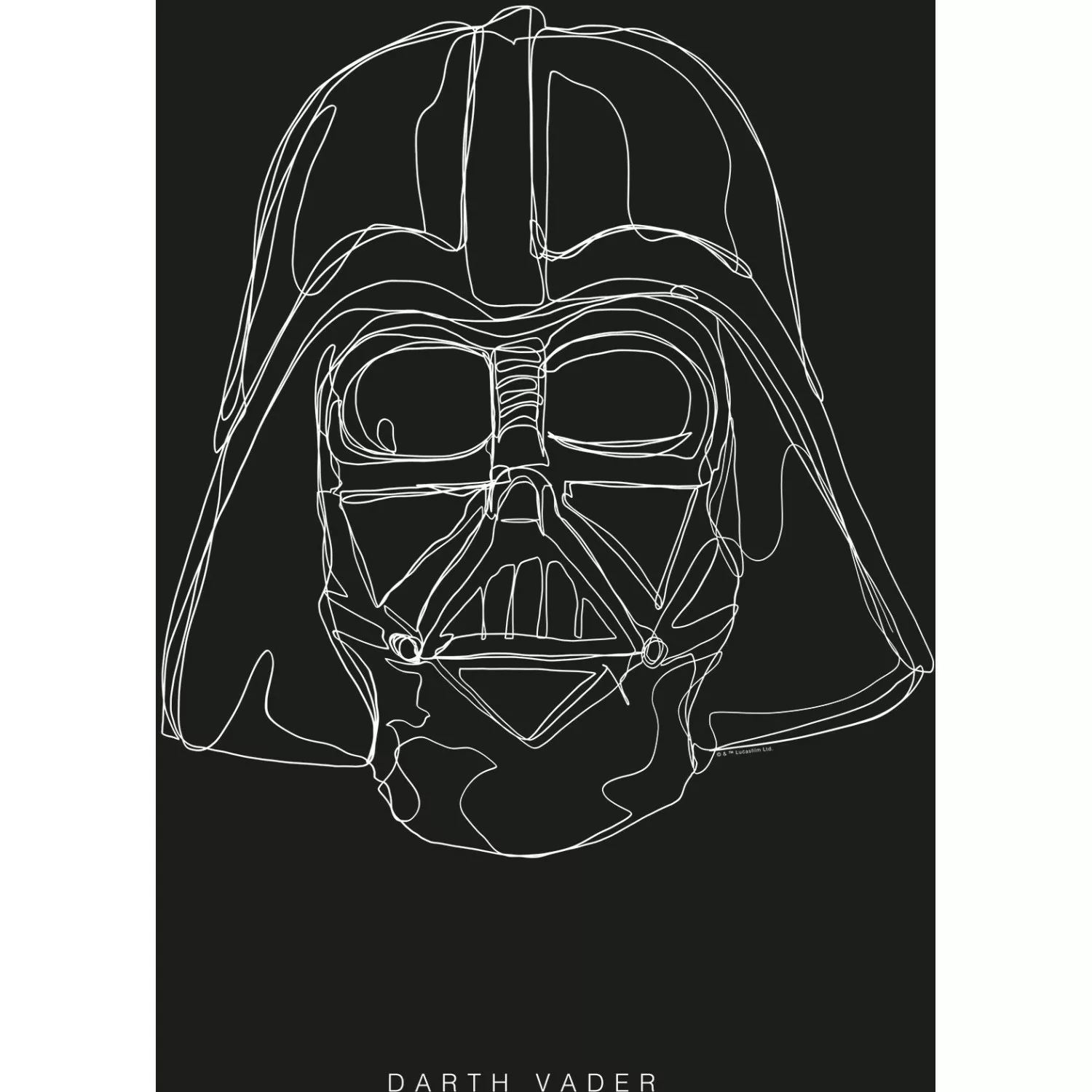 Komar Wandbild Star Wars Vader 50 x 70 cm günstig online kaufen