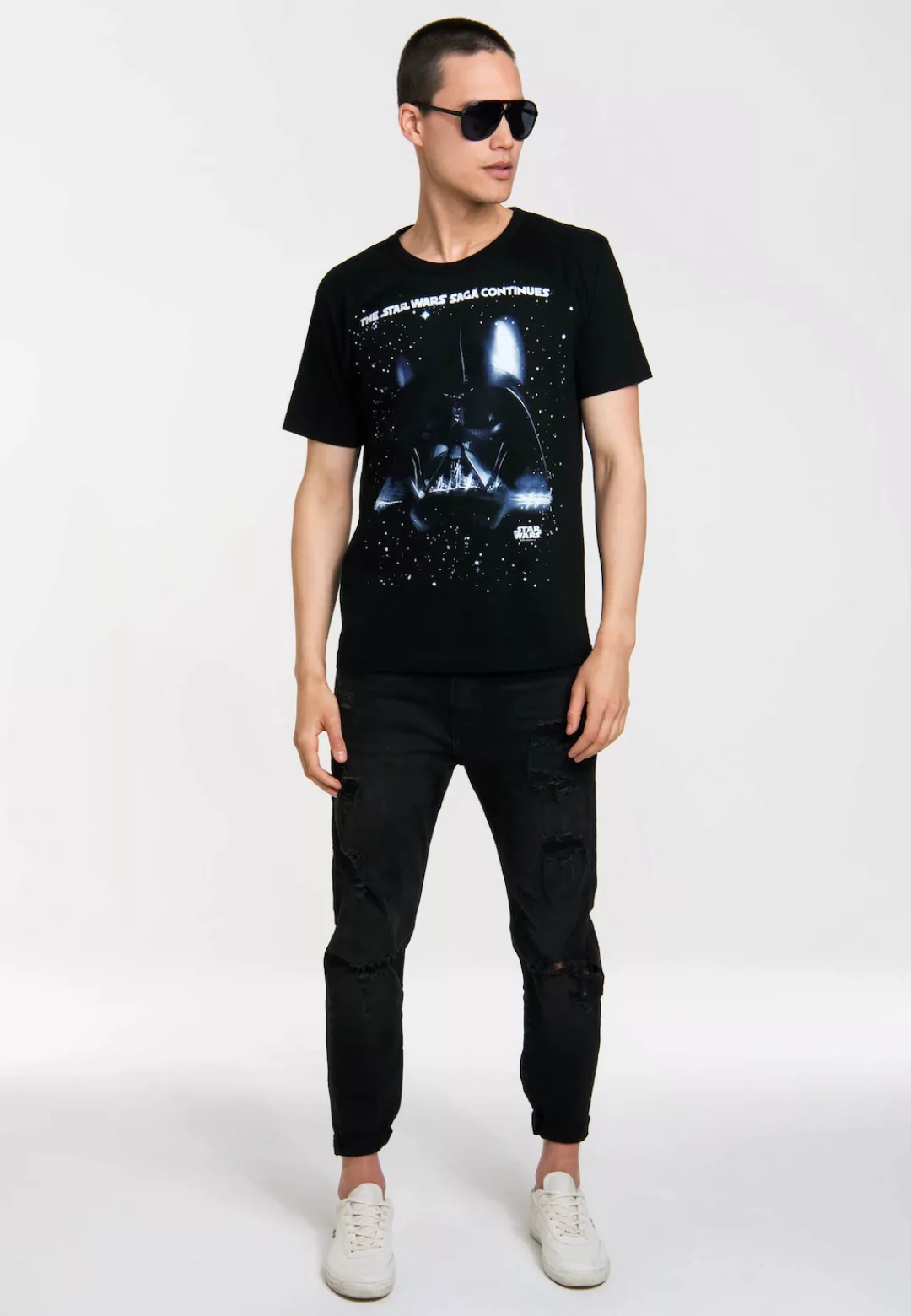 LOGOSHIRT T-Shirt "Star Wars - Darth Vader - Saga", mit Star Wars-Print günstig online kaufen