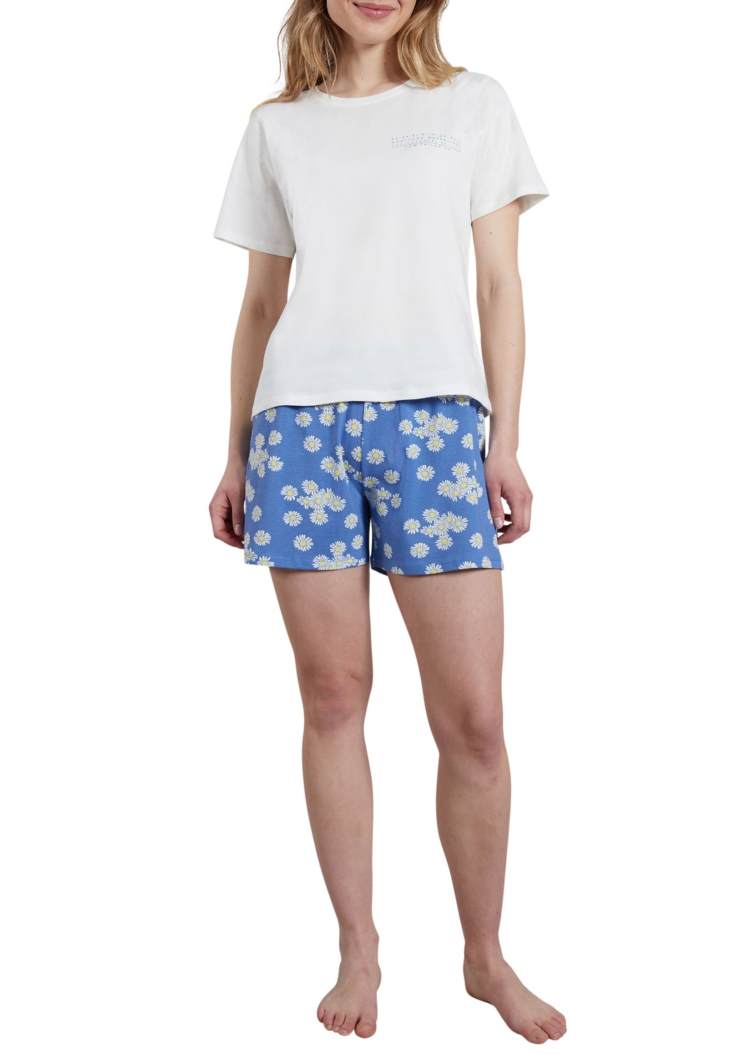 TOM TAILOR Shorty, (2 tlg.), mit floralem Print auf der Hose günstig online kaufen