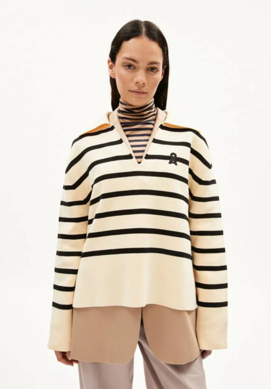 Armedangels Strickpullover FREJIAAS STRIPES Damen günstig online kaufen