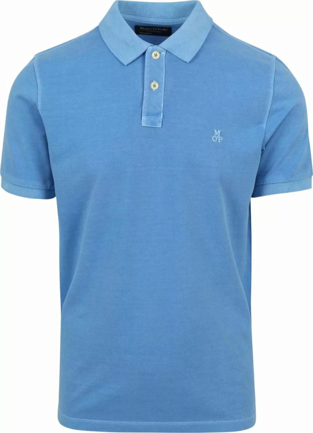 Marc O'Polo Poloshirt Faded Blau - Größe XXL günstig online kaufen