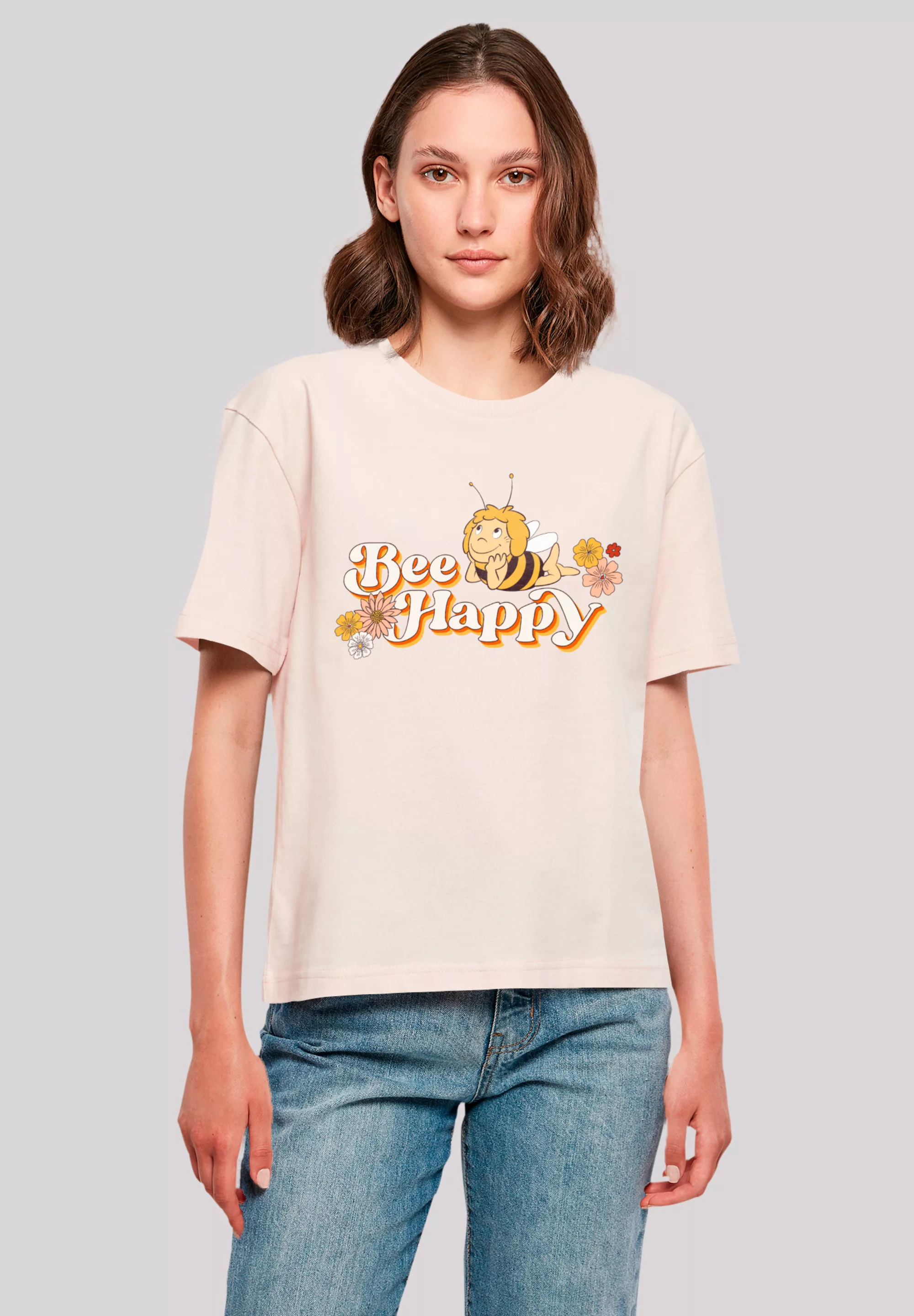 F4NT4STIC T-Shirt "Die Biene Maja Bee Happy Heroes of Childhood", Nostalgie günstig online kaufen