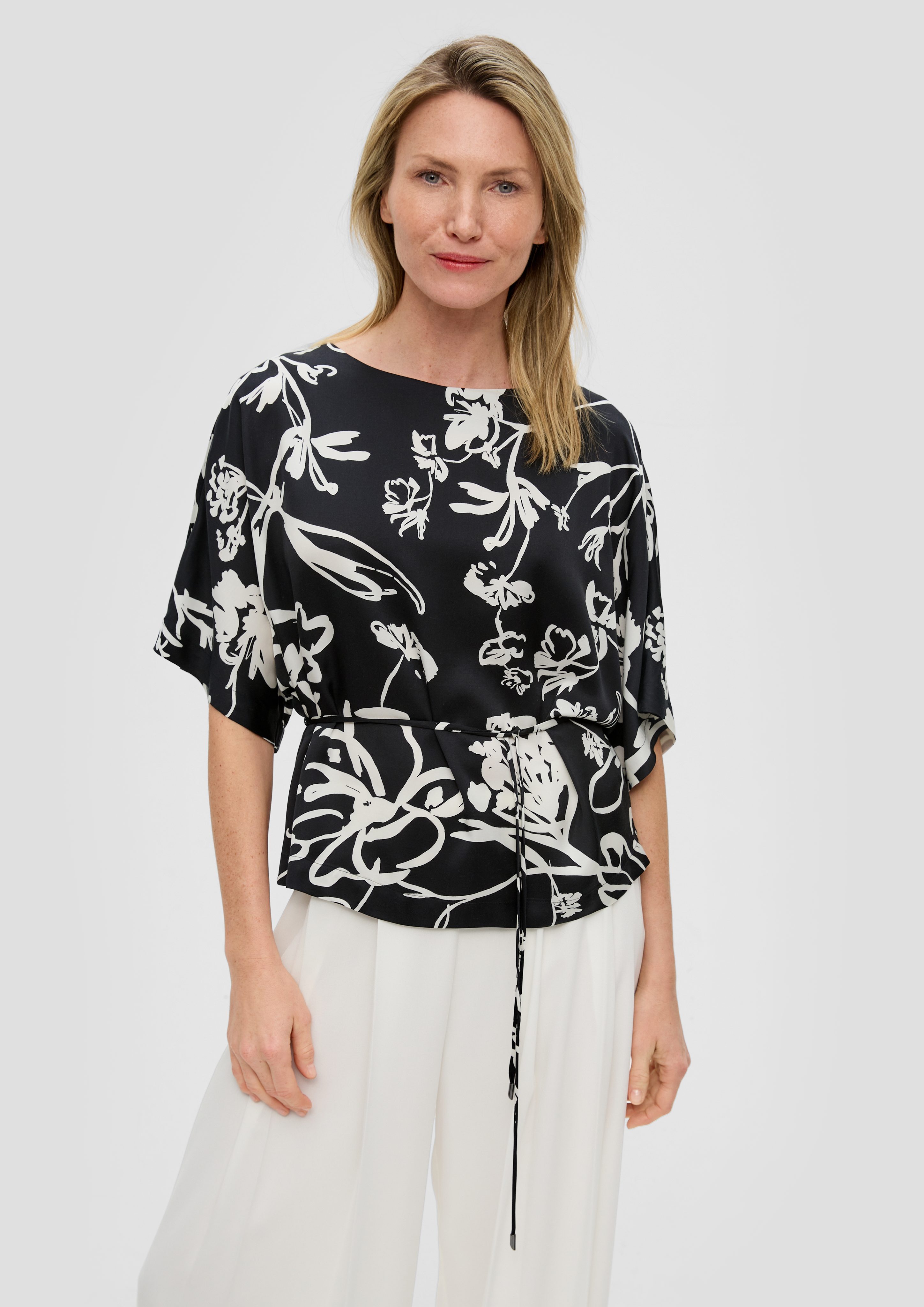 s.Oliver BLACK LABEL Langarmbluse Bluse mit günstig online kaufen
