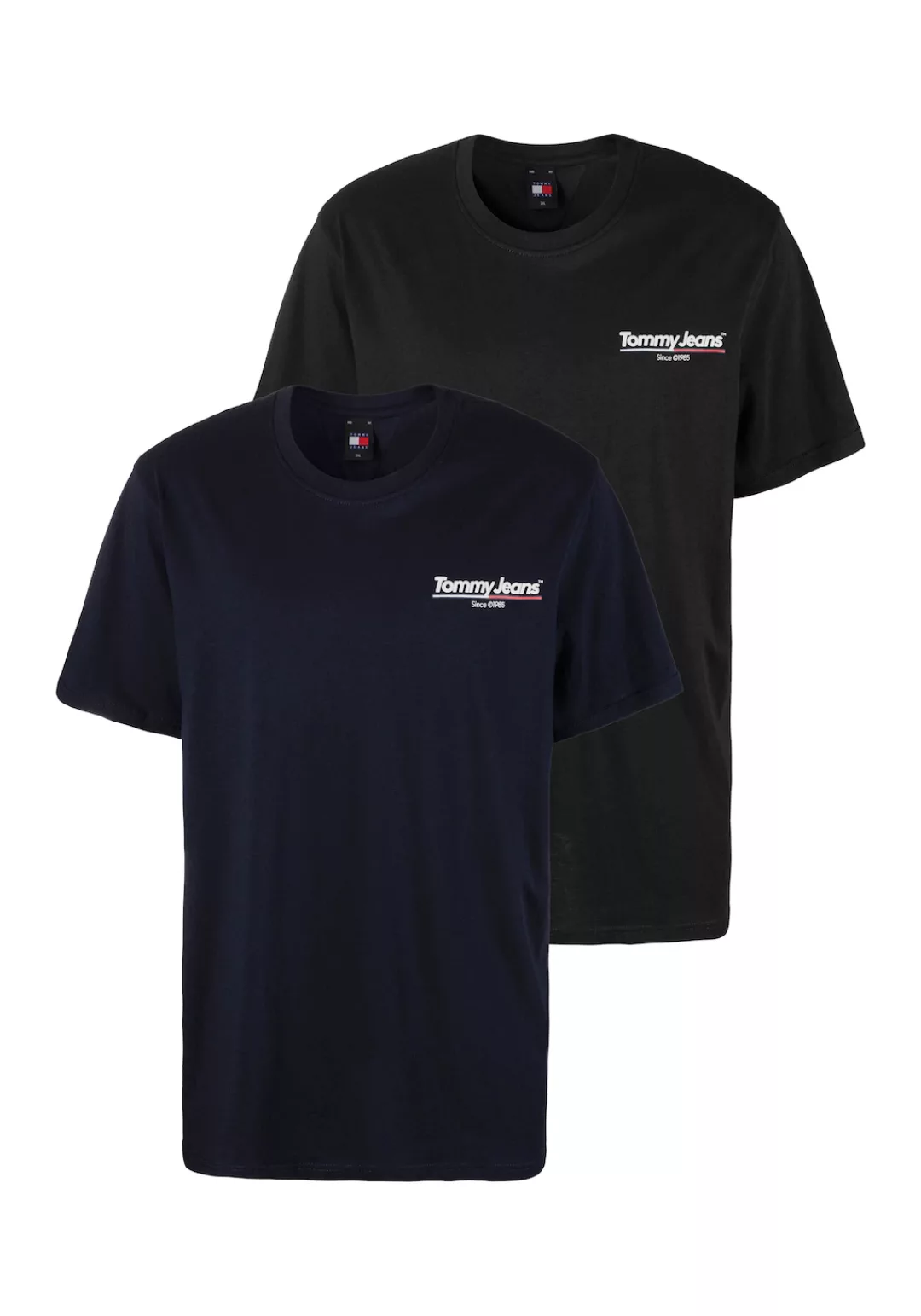 Tommy Jeans Plus T-Shirt "TJM SLIM TJ TWIST 2PACK TEE EXT", mit Markenprint günstig online kaufen