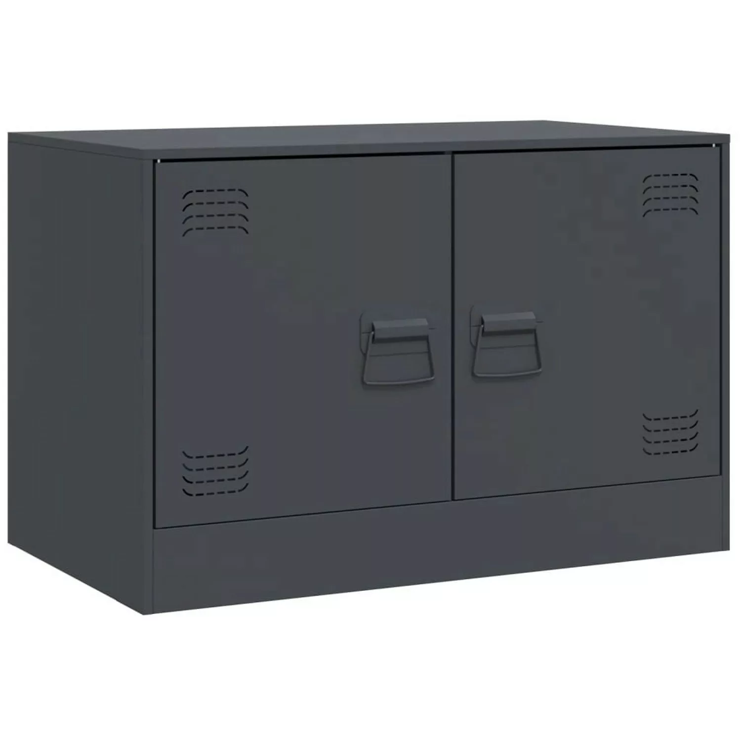 vidaXL TV-Schrank TV-Schrank Anthrazit 67x39x44 cm Stahl (1-St) günstig online kaufen