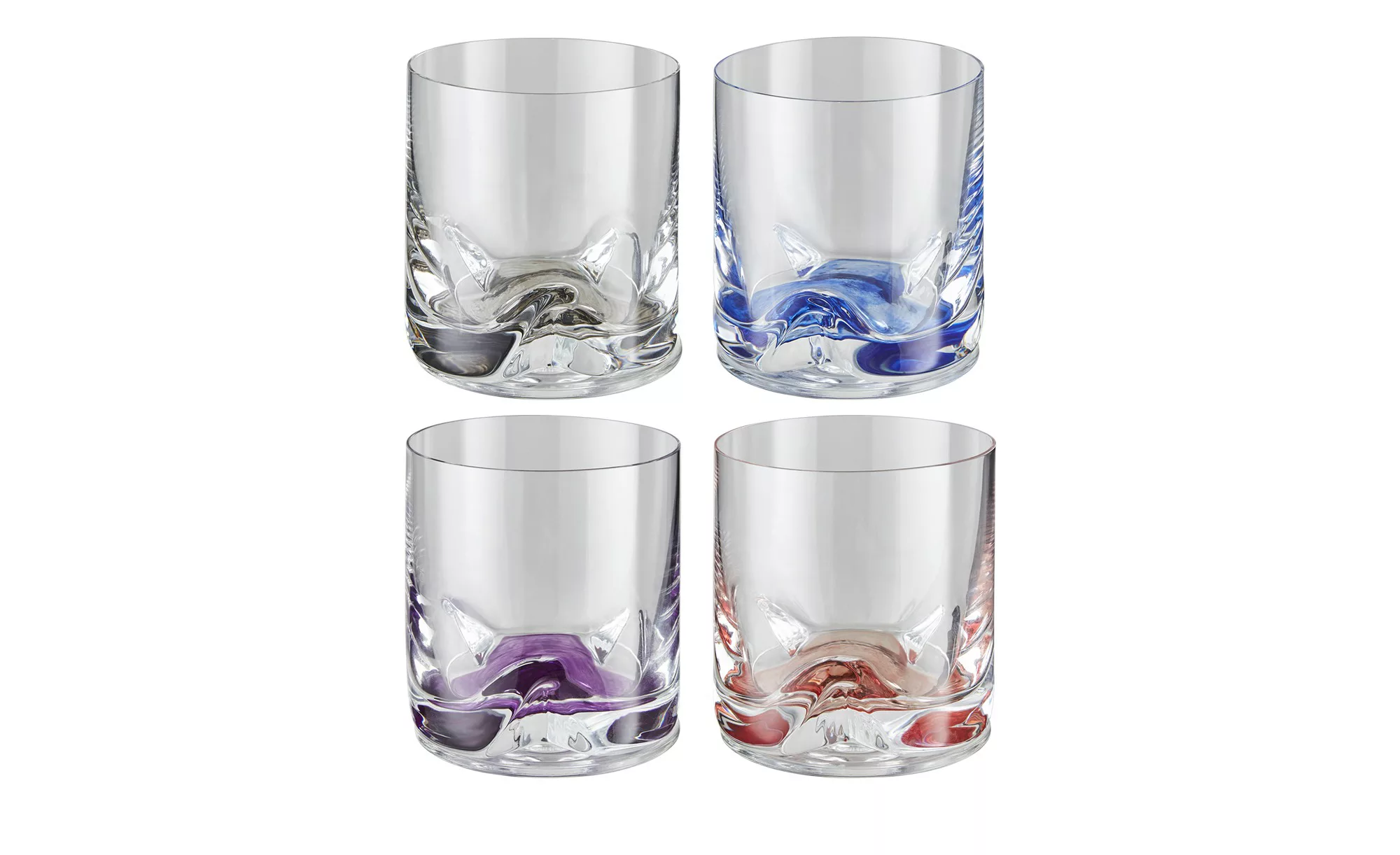 Peill+Putzler Whiskyglas 4er-Set - mehrfarbig - Kristallglas - 8,9 cm - Sco günstig online kaufen