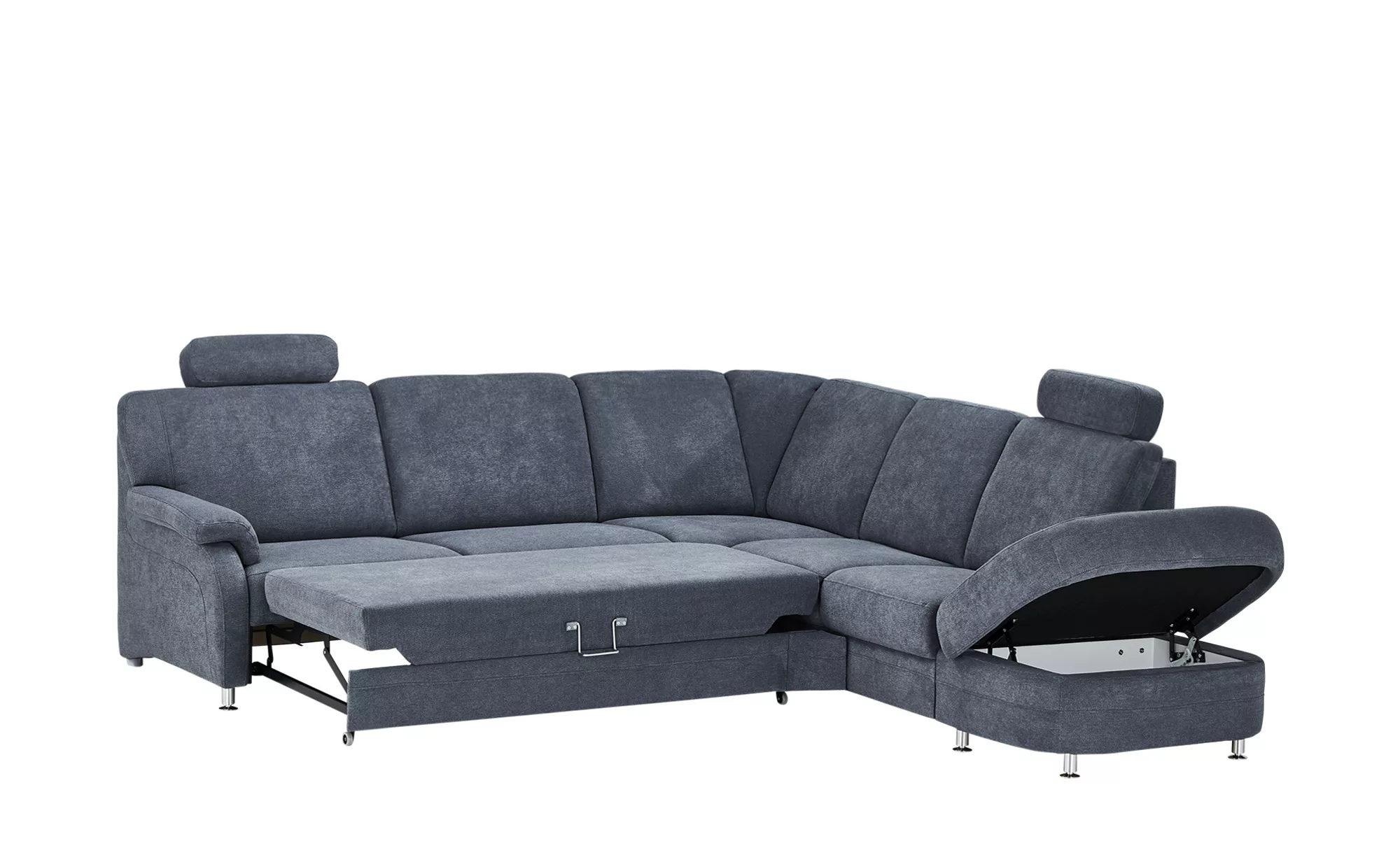 meinSofa Ecksofa  Ole-S ¦ blau ¦ Maße (cm): B: 269 H: 91 T: 287.0 Polstermö günstig online kaufen