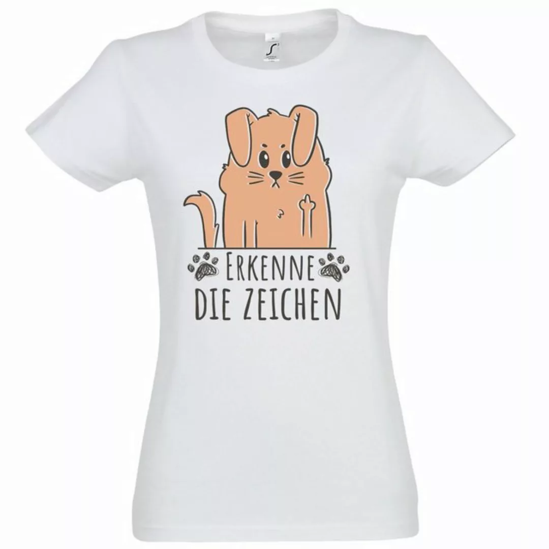 Youth Designz T-Shirt Erkene Die Zeichen Damen Shirt mit süßem Frontprint günstig online kaufen