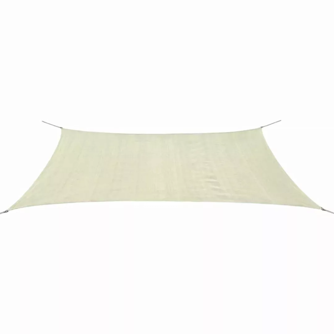 Sonnensegel Hdpe Rechteckig 4x6 M Creme günstig online kaufen