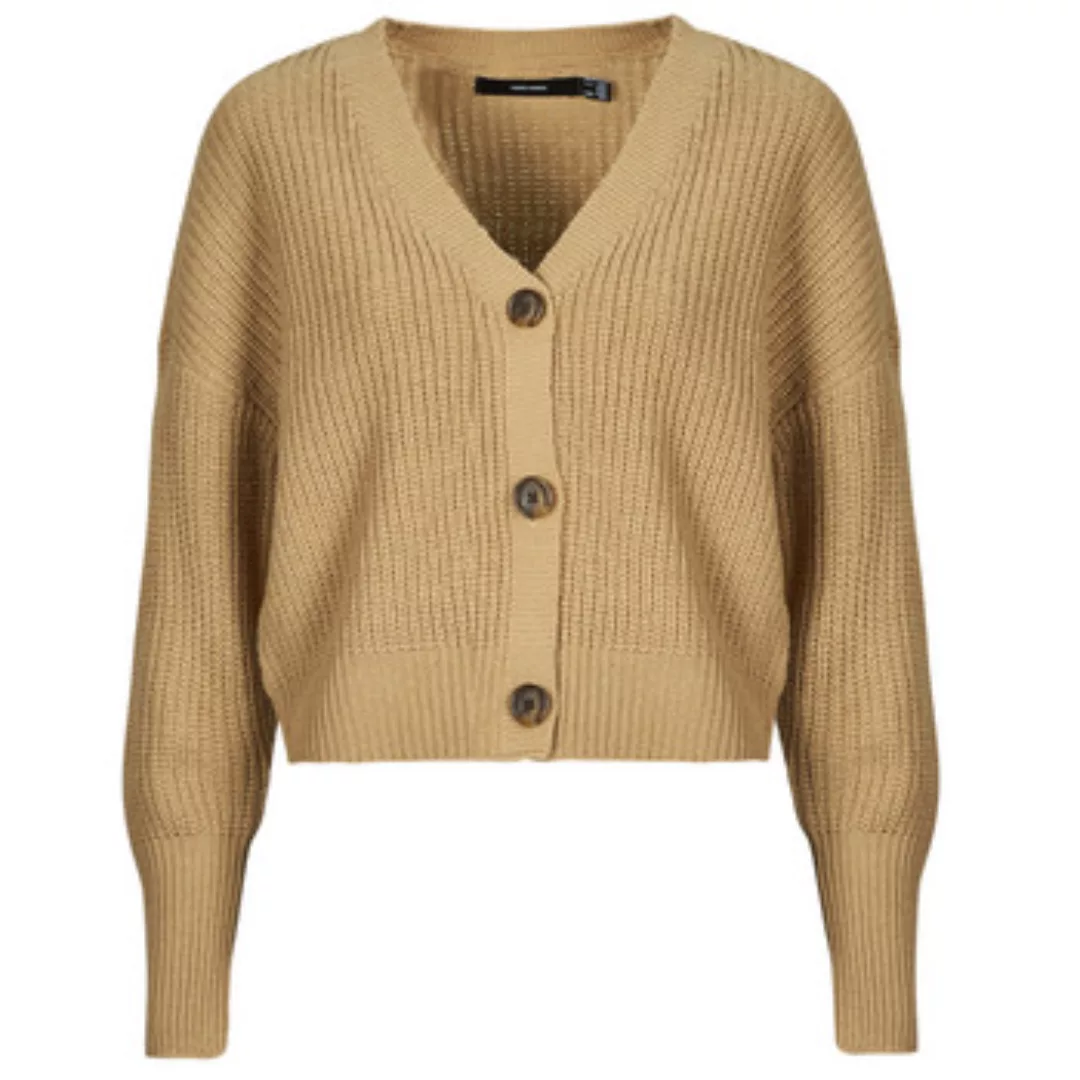 Vero Moda Strickjacke "VMLEA LS V-NECK CUFF CARDIGAN" günstig online kaufen