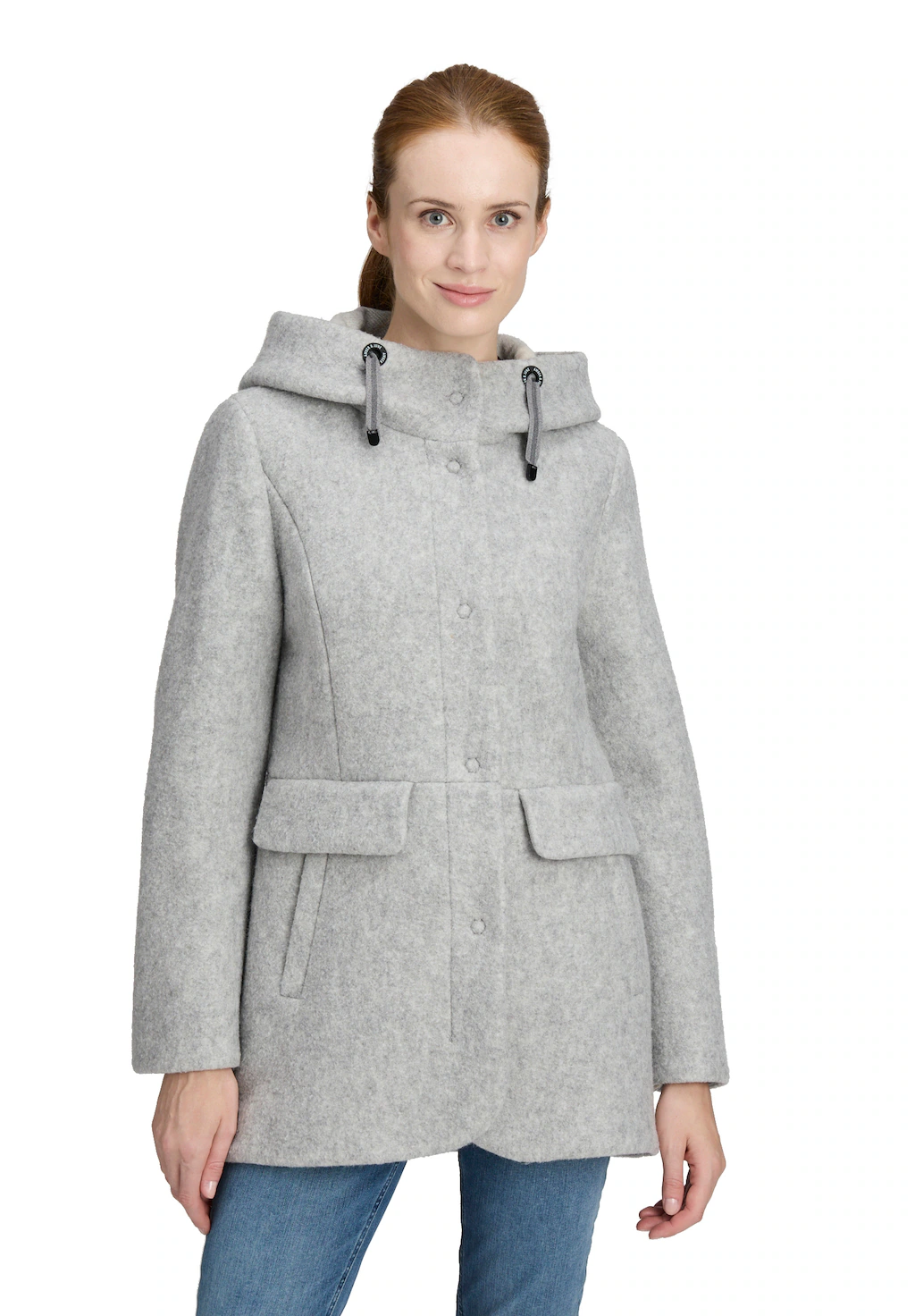 Amber & June Winterjacke "Amber & June Damen Winterjacke mit Kapuze", mit K günstig online kaufen
