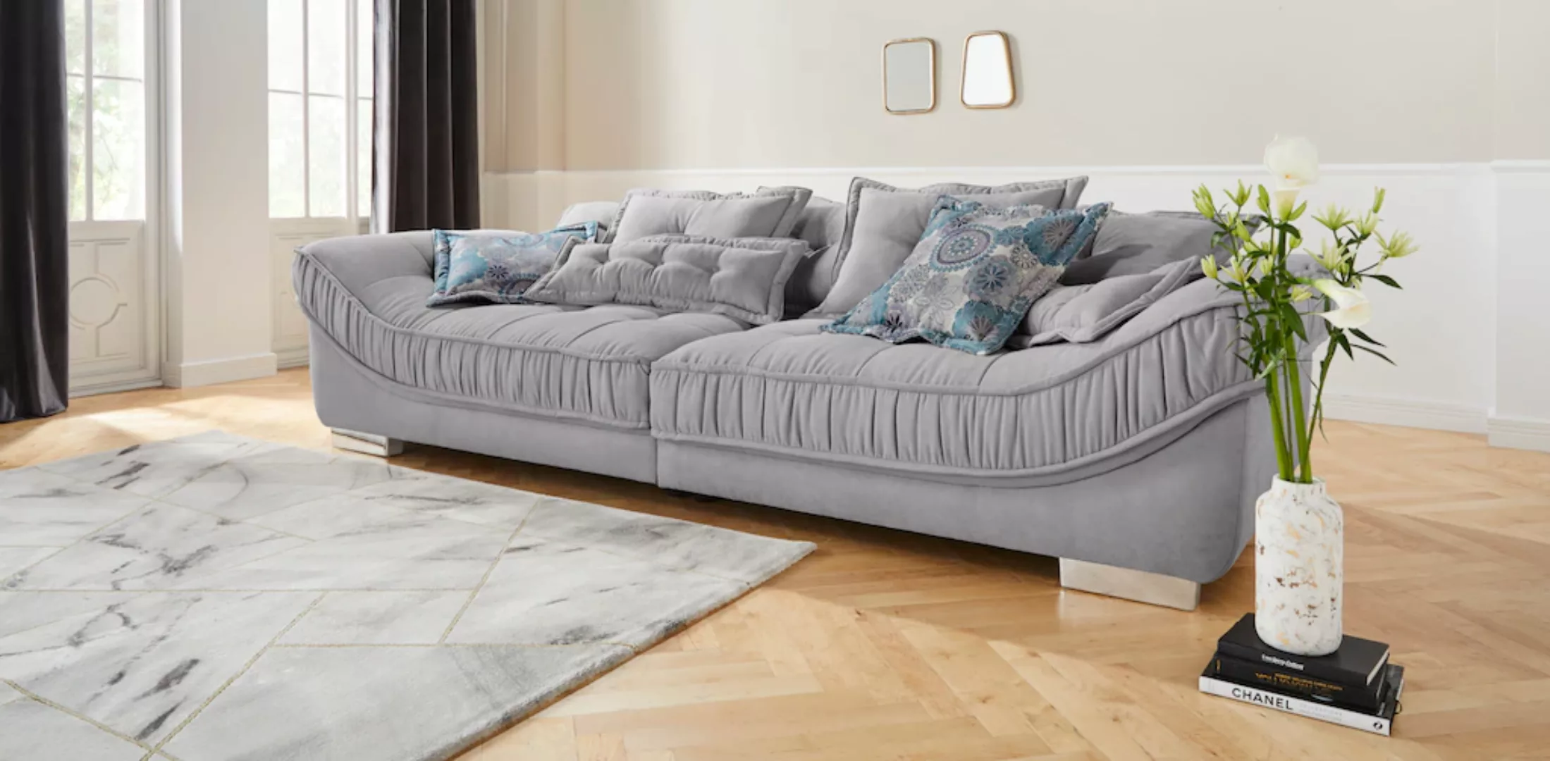 INOSIGN Big-Sofa "Diwan", hochwertige Polsterung für bis zu 140 kg Belastba günstig online kaufen