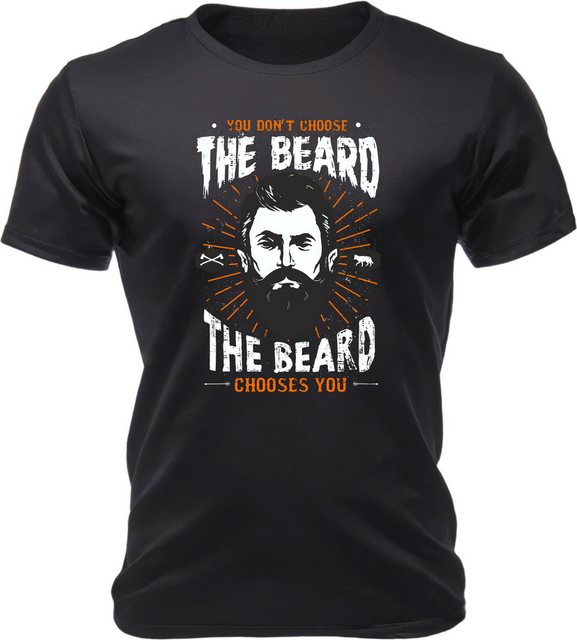 RAHMENLOS® T-Shirt für Männer - the Beard chooses You günstig online kaufen