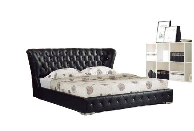 JVmoebel Bett Designer Bett Chesterfield Leder Hotel Betten Doppel Schlaf Z günstig online kaufen