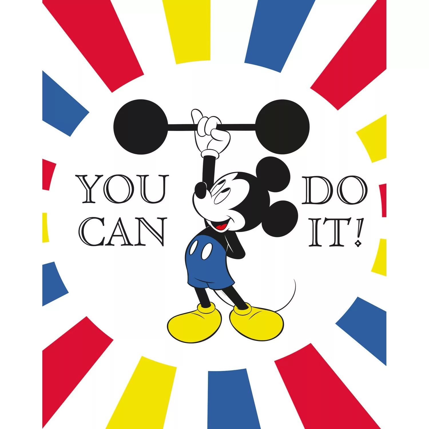 Komar Wandbild Mickey Mouse Do it 40 x 50 cm günstig online kaufen