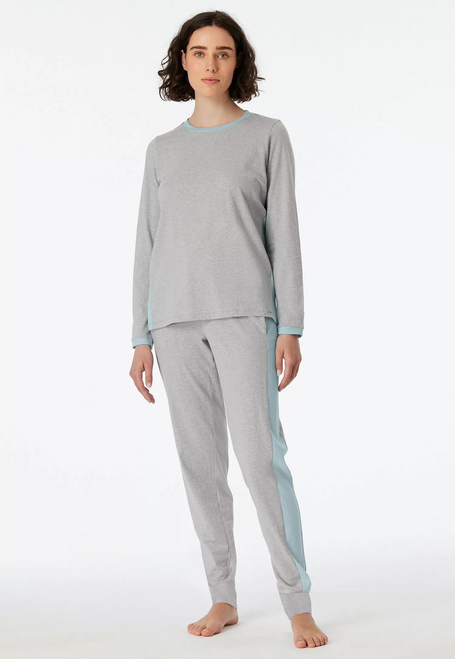 Schiesser Pyjama ""Casual Nightwear"", (2 tlg.), mit lässigem Loose-Fit-Sch günstig online kaufen