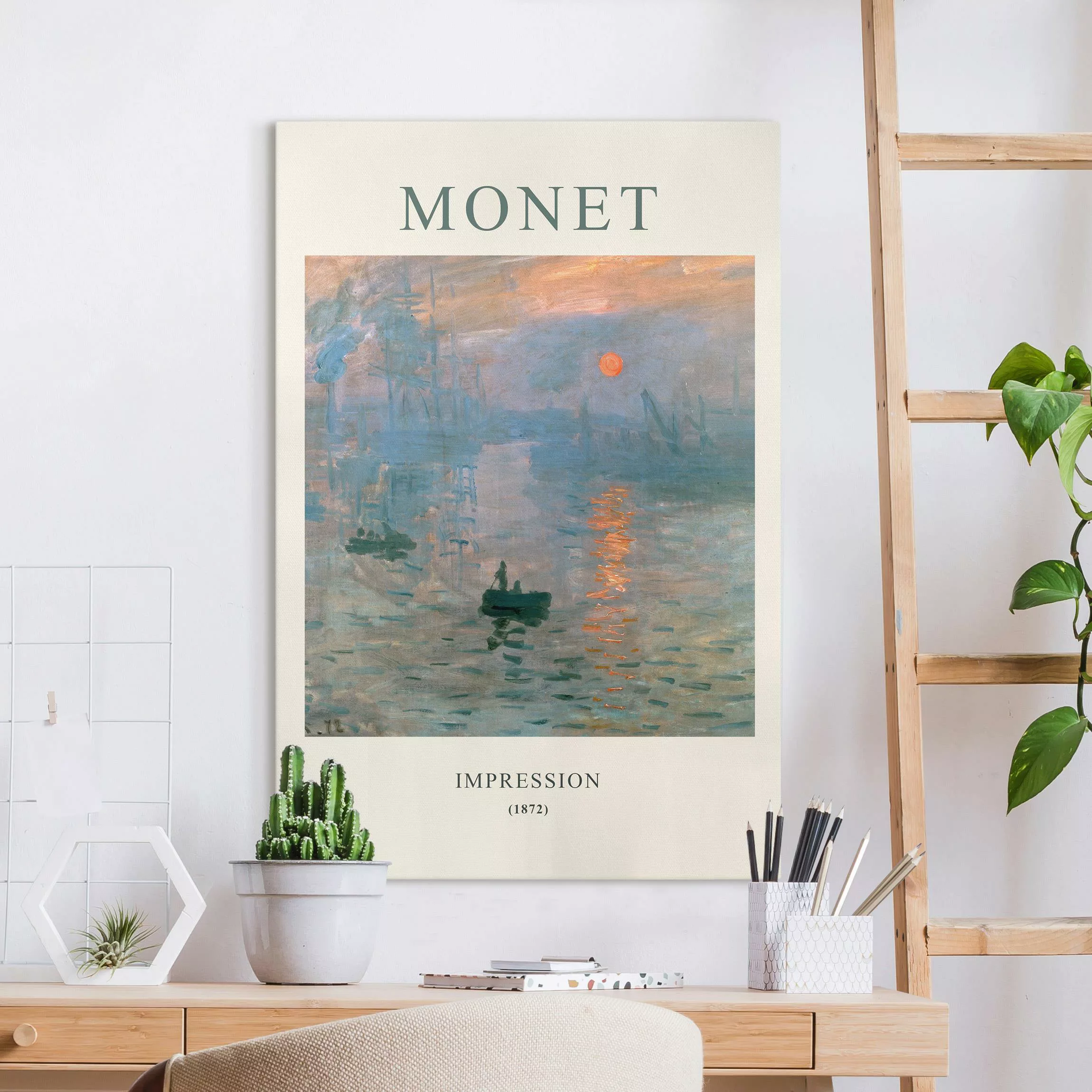Leinwandbild Claude Monet - Impression - Museumsedition günstig online kaufen