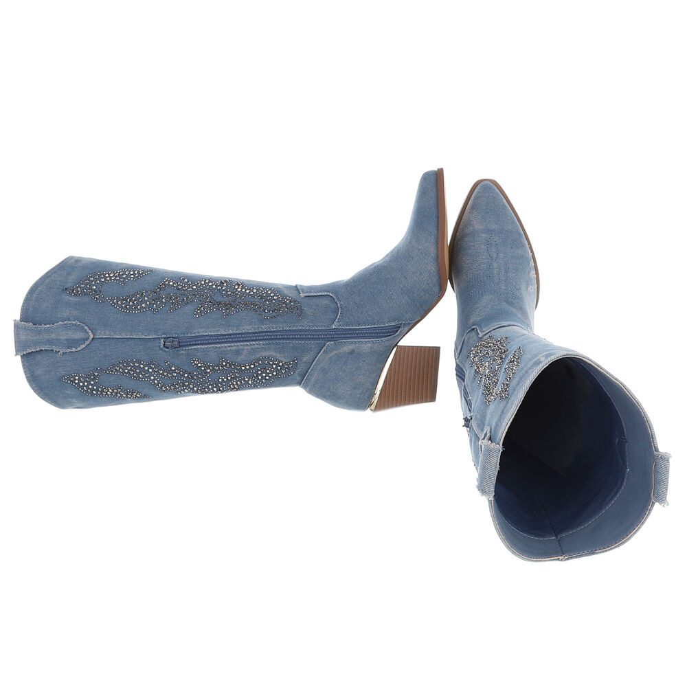 Ital-Design Damen Cowboyboots Western Sommerboots (88843716) günstig online kaufen