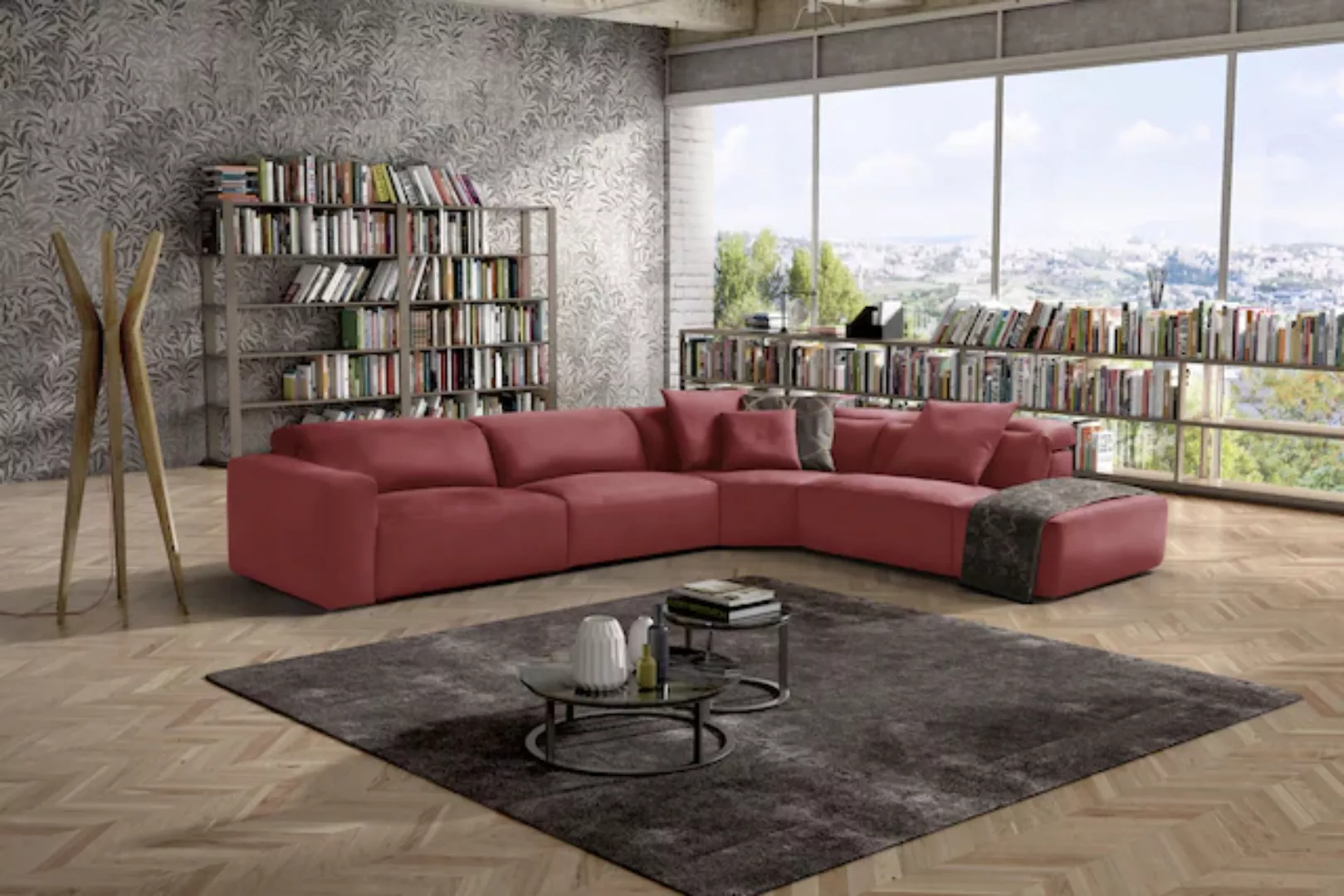 Egoitaliano Ecksofa »Beverly, extravangantes Designsofa mit erstklassigem S günstig online kaufen