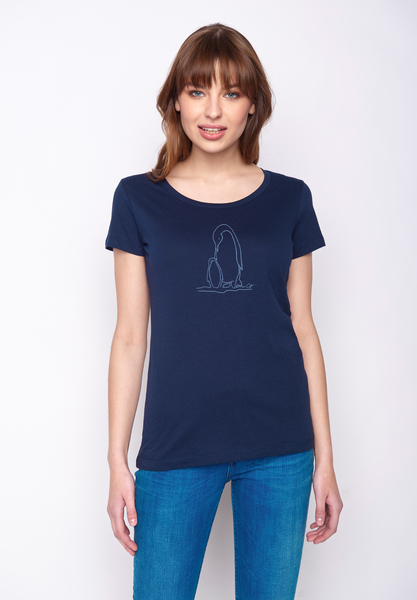 Animal Penguin Family Loves - T-shirt Für Damen günstig online kaufen