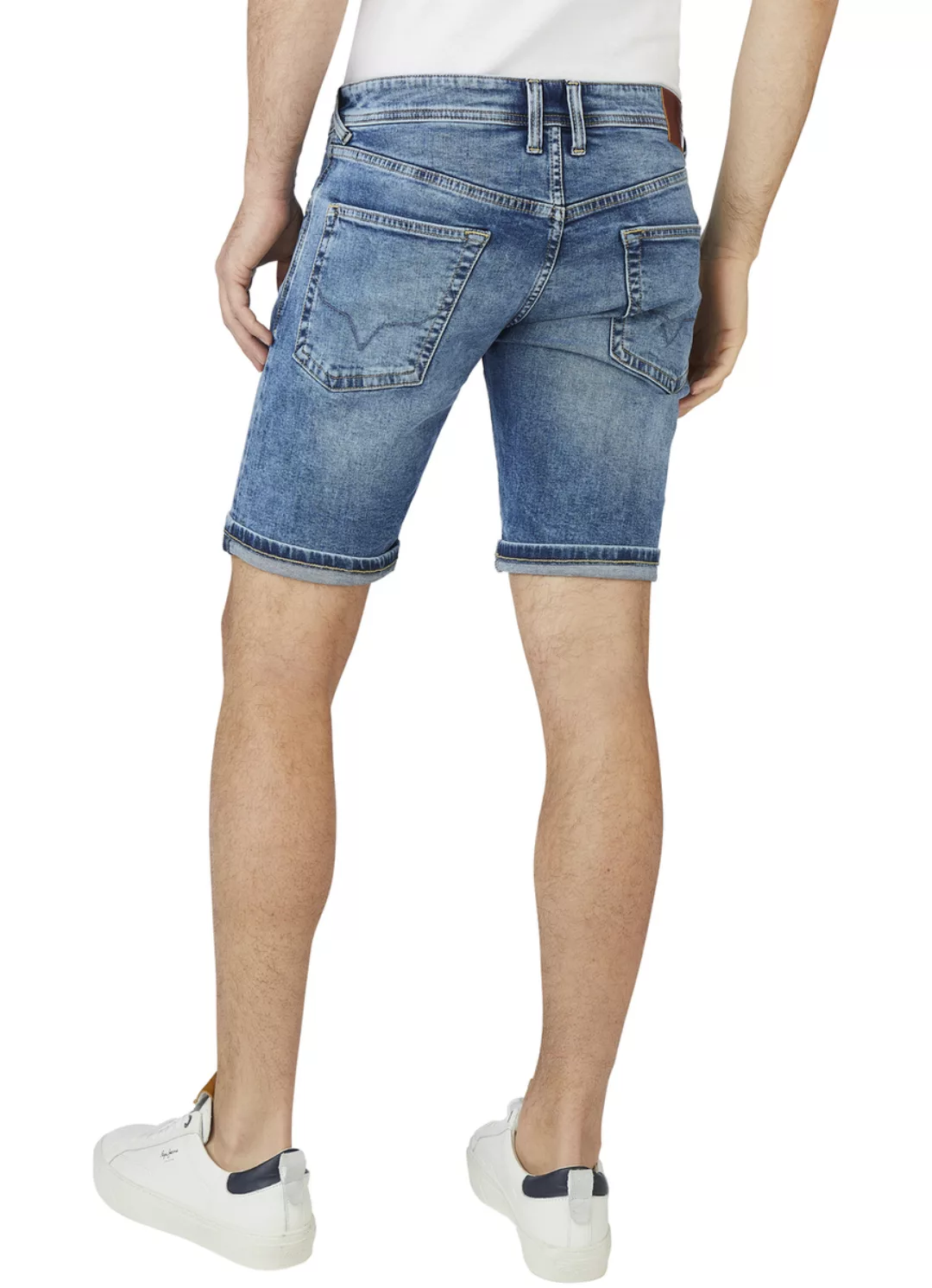 Pepe Jeans Herren Jeans Short HATCH - Regular Fit - Blau - Light Blue Denim günstig online kaufen