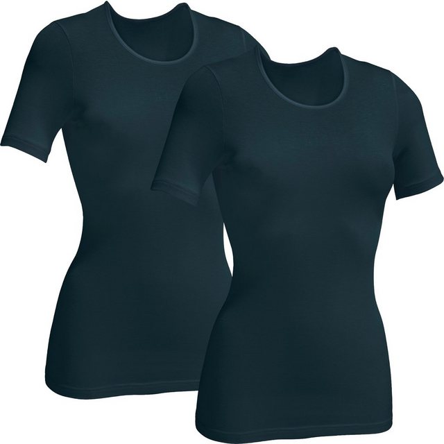 Erwin Müller T-Shirt Damen-Unterhemd, 1/2-Arm 2er-Pack (2-tlg) Modal Uni günstig online kaufen