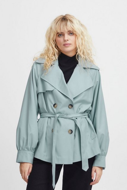 Ichi Kurzjacke IHFUNOLA JA cooler Trenchcoat mit Puffärmeln günstig online kaufen