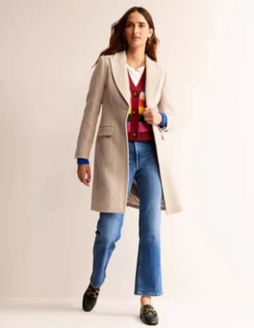 Canterbury Texturierter Mantel Damen Boden, Seil günstig online kaufen