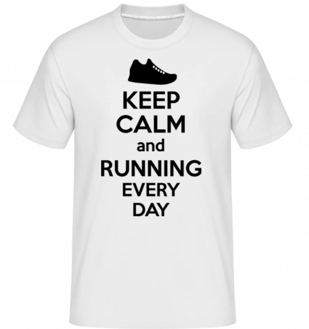 Keep Calm And Running · Shirtinator Männer T-Shirt günstig online kaufen