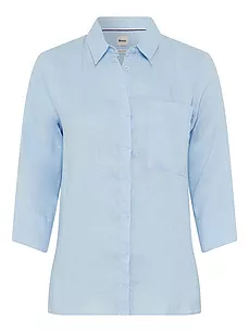 Leinen-Bluse Brax blau günstig online kaufen